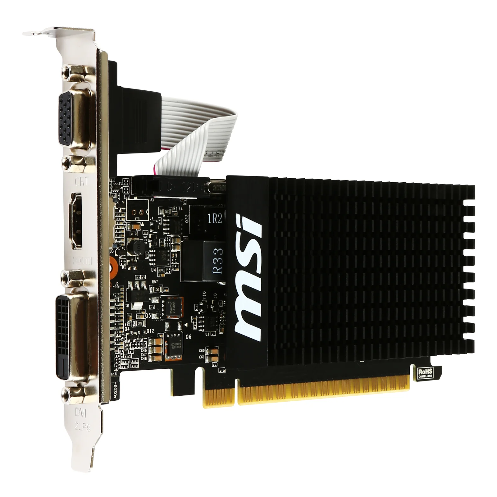 GT 710 2GD3H LP carte graphique NVIDIA GeForce GT 710 2 Go GDDR3