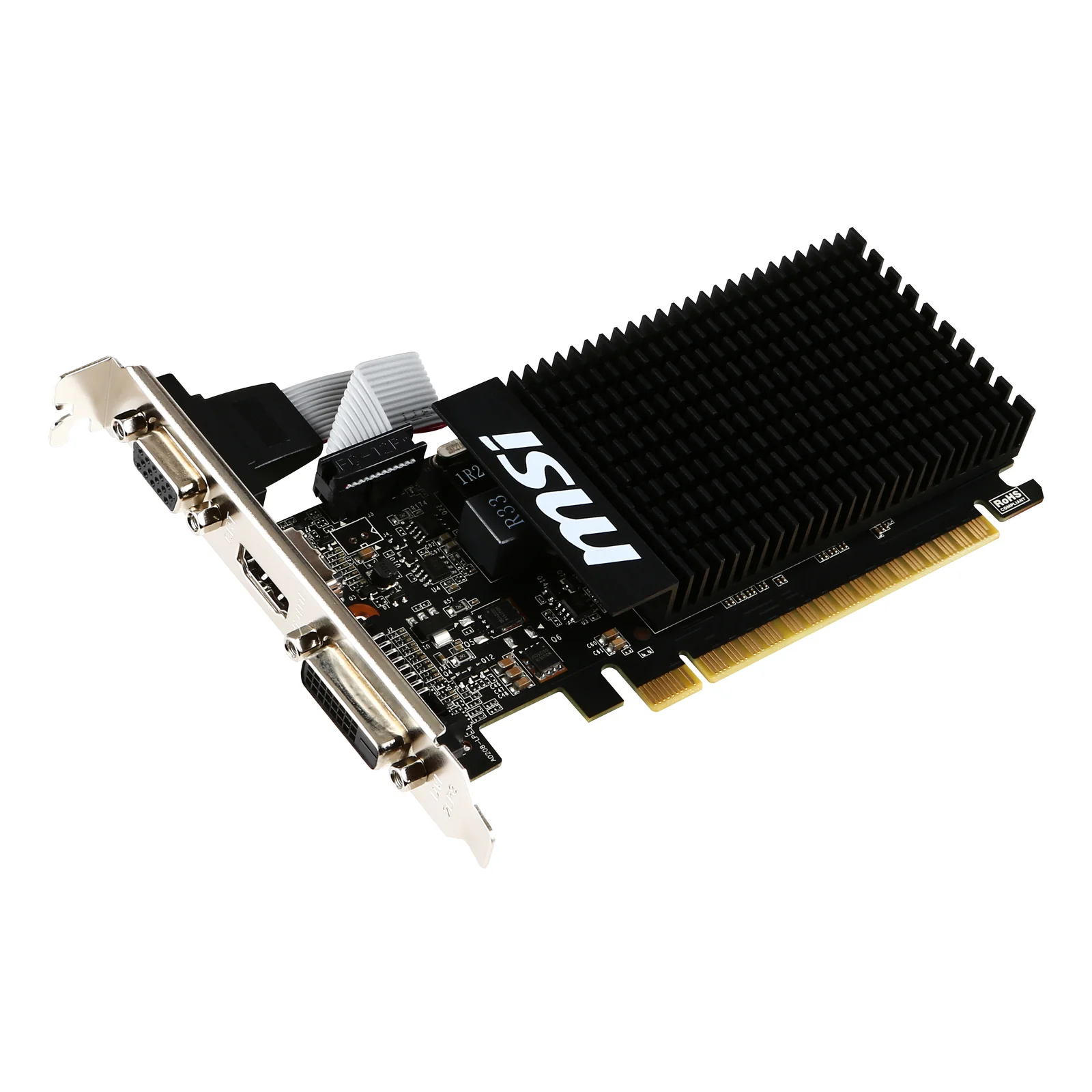 MSI GT 710 2GD3H LP carte graphique NVIDIA GeForce GT 710 2 Go GDDR3