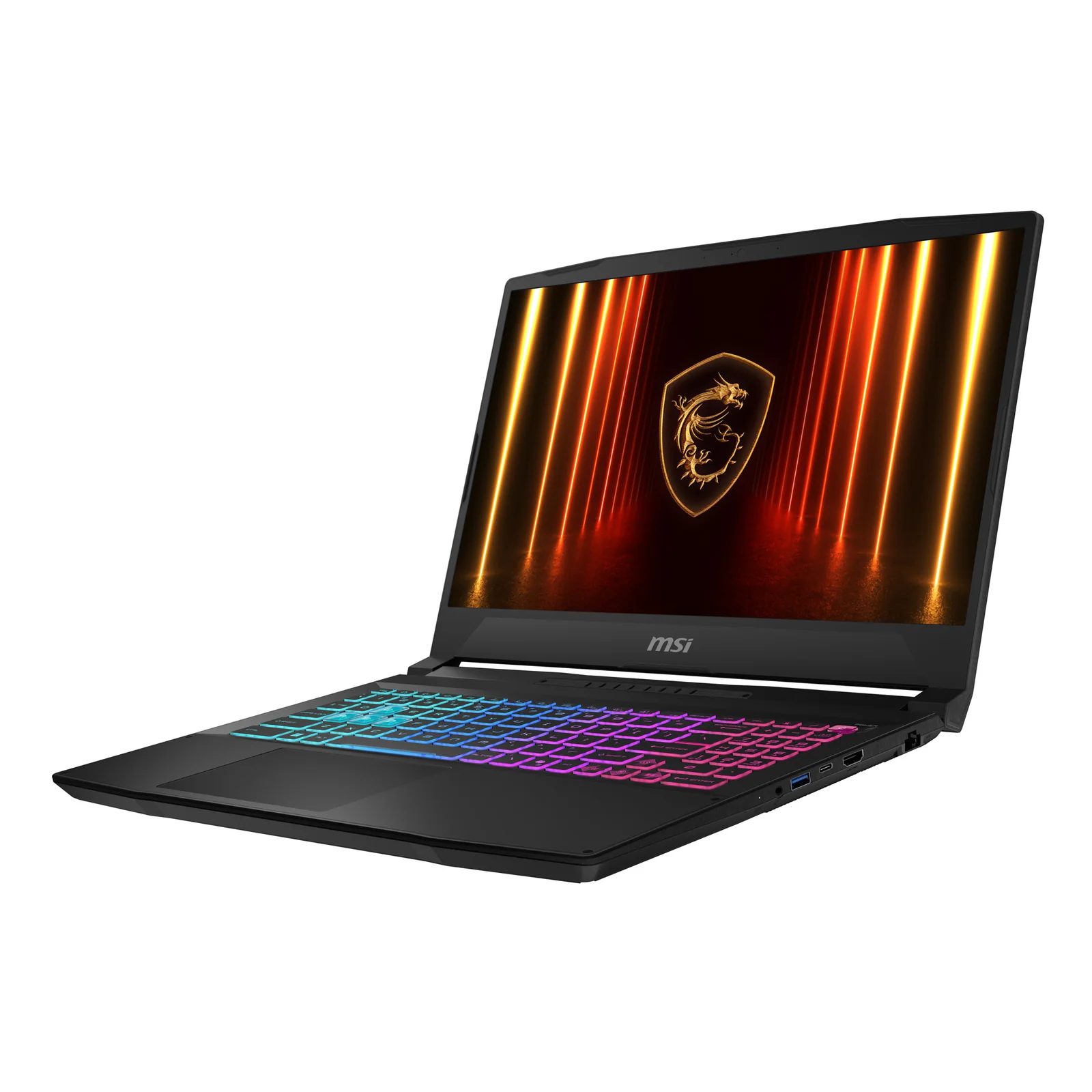 Katana 15 HX B14WFK-007FR Intel® Core™ i7 i7-14650HX Ordinateur portable 39,6 cm (15.6") Full HD 32 Go DDR5-SDRAM 1 To SSD NVIDIA GeForce RTX 5060 Wi-Fi 6E (802.11ax) Windows 11 Pro Français Noir