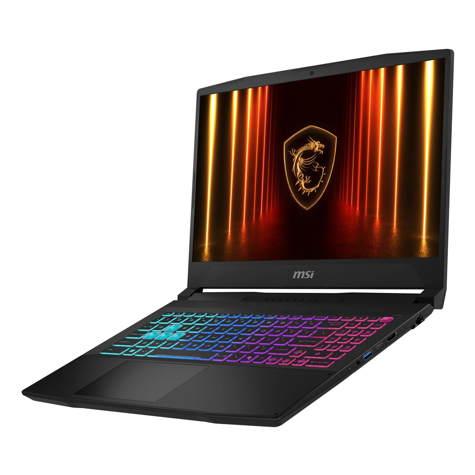 MSI Katana 15 HX B14WFK-007FR Intel® Core™ i7 i7-14650HX Ordinateur portable 39,6 cm (15.6") Full HD 32 Go DDR5-SDRAM 1 To SSD NVIDIA GeForce RTX 5060 Wi-Fi 6E (802.11ax) Windows 11 Pro Français Noir