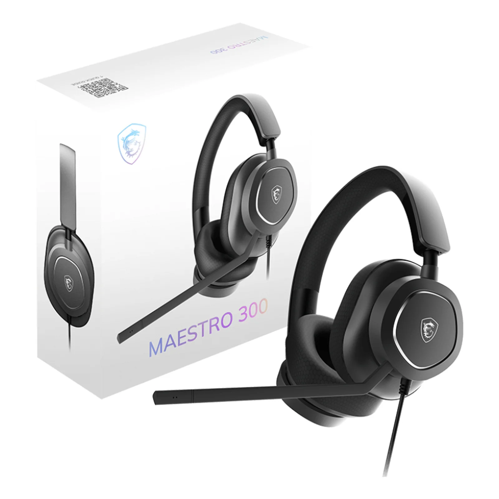 MSI Maestro 300 Casque Avec fil Arceau Gaming USB Type-C / USB Type-A Noir