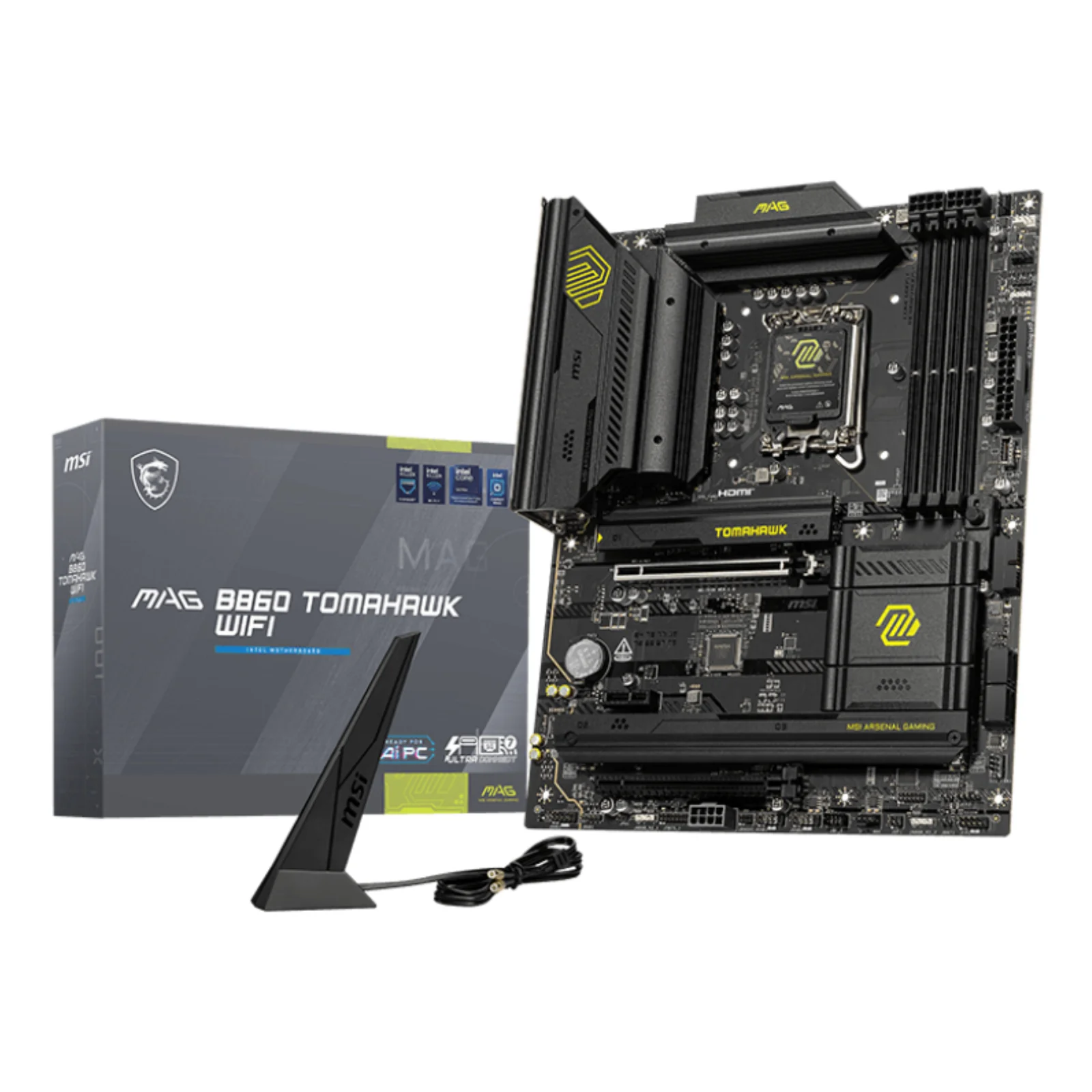 MSI MAG B860 TOMAHAWK WIFI carte mère Intel B860 LGA 1851 (Socket V1) ATX