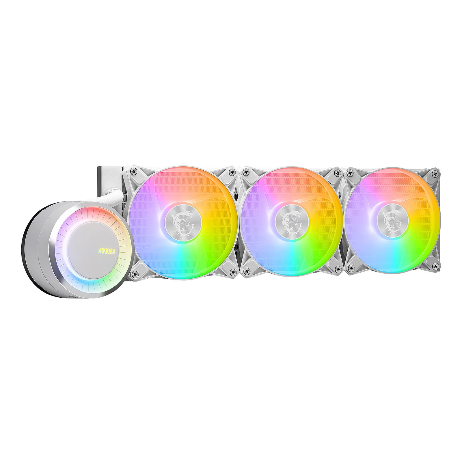 MSI MAG Coreliquid E360 White Carte-mère, Processeur Kit de refroidissement du liquide 12 cm Blanc