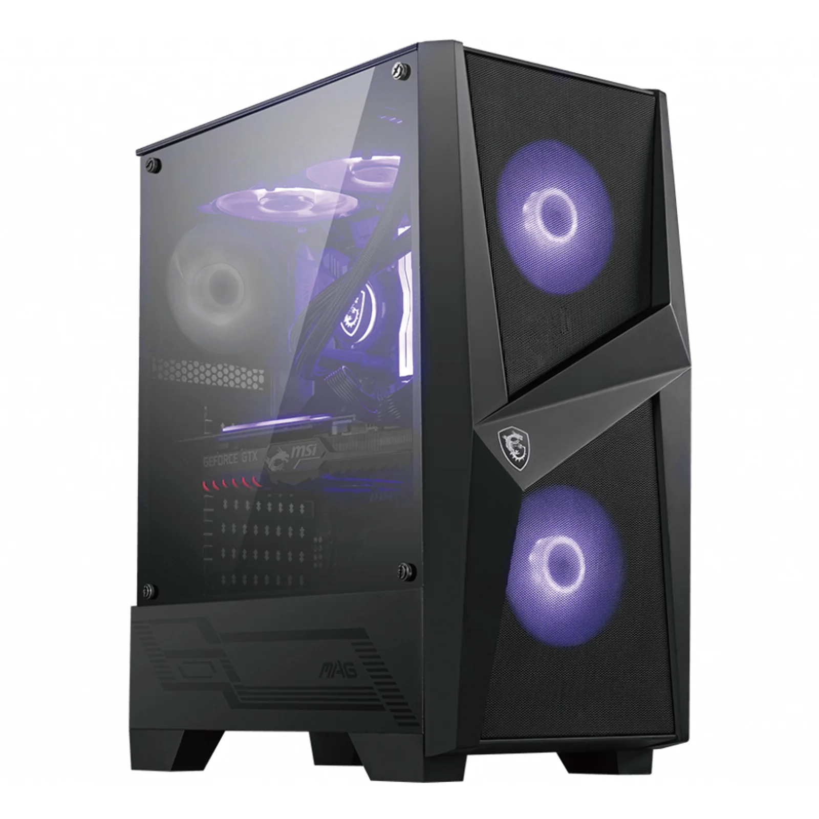 MAG Forge 100M Midi Tower Noir, Transparent