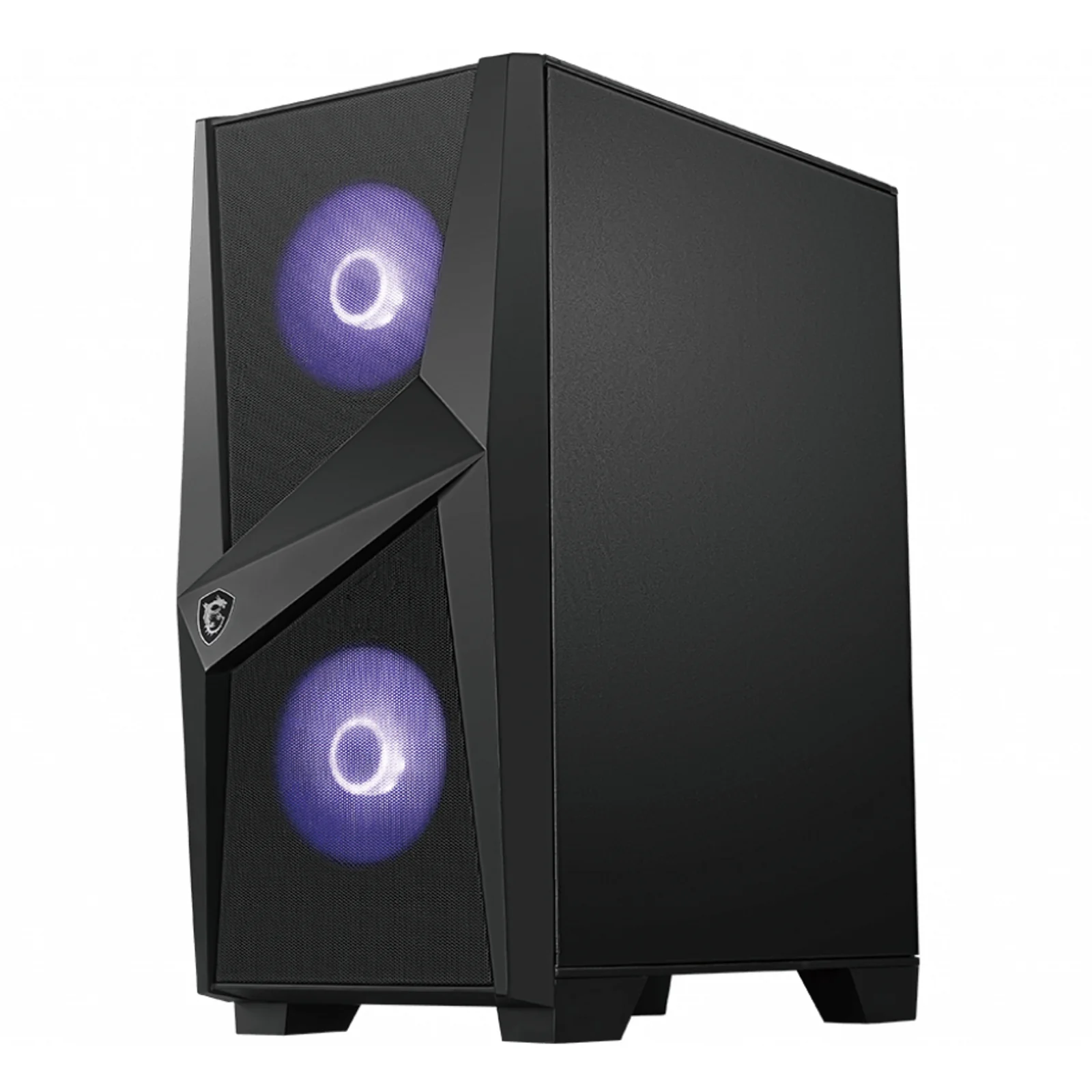 MSI MAG Forge 100M Midi Tower Noir, Transparent