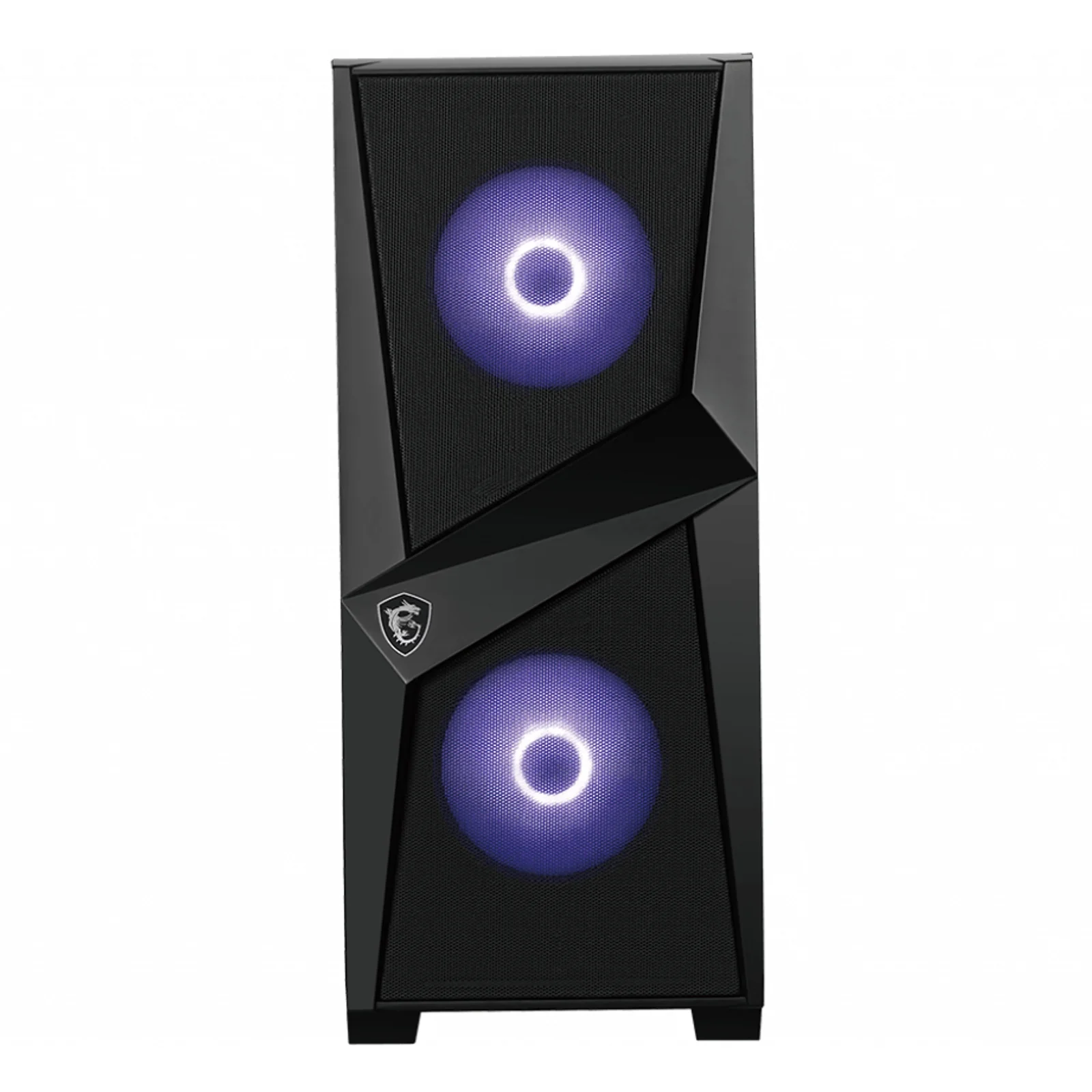 MSI MAG Forge 100M Midi Tower Noir, Transparent