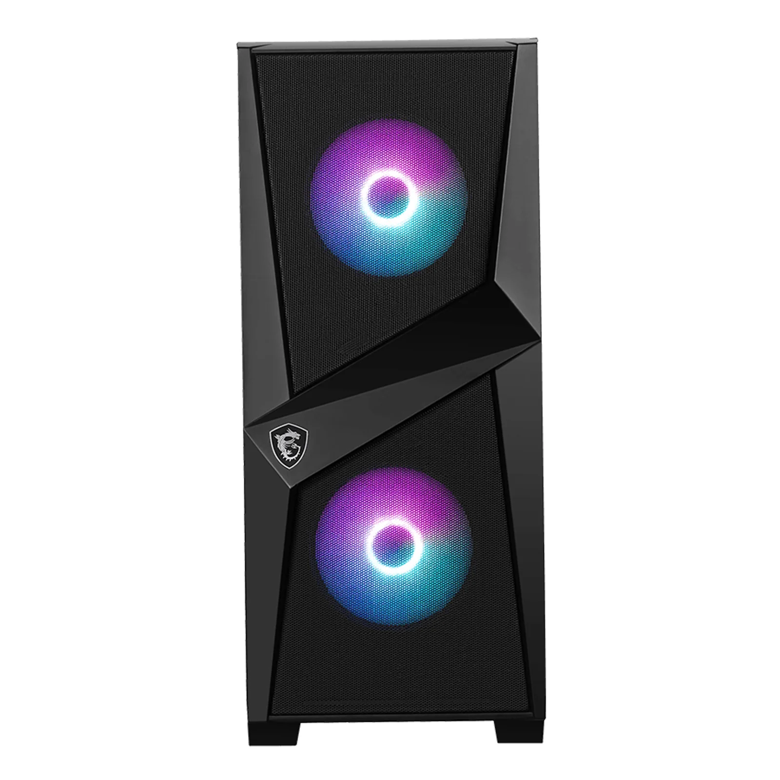 MSI MAG FORGE 100R unité centrale Midi Tower Noir, Transparent