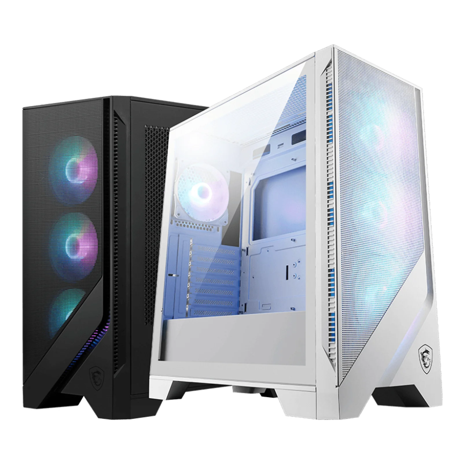 MSI MAG Forge 320R AIRFLOW Micro Tower Blanc