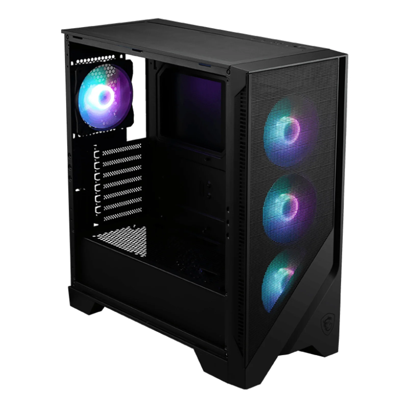 MSI MAG Forge 320R AIRFLOW Micro Tower Noir, Transparent