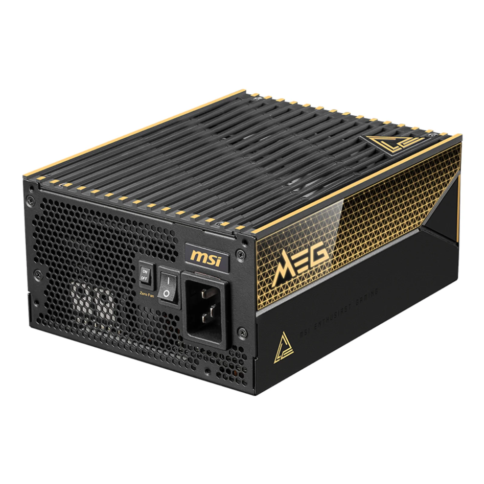 MEG Ai1600T PCIE5 unité d'alimentation d'énergie 1600 W 24-pin ATX ATX Noir
