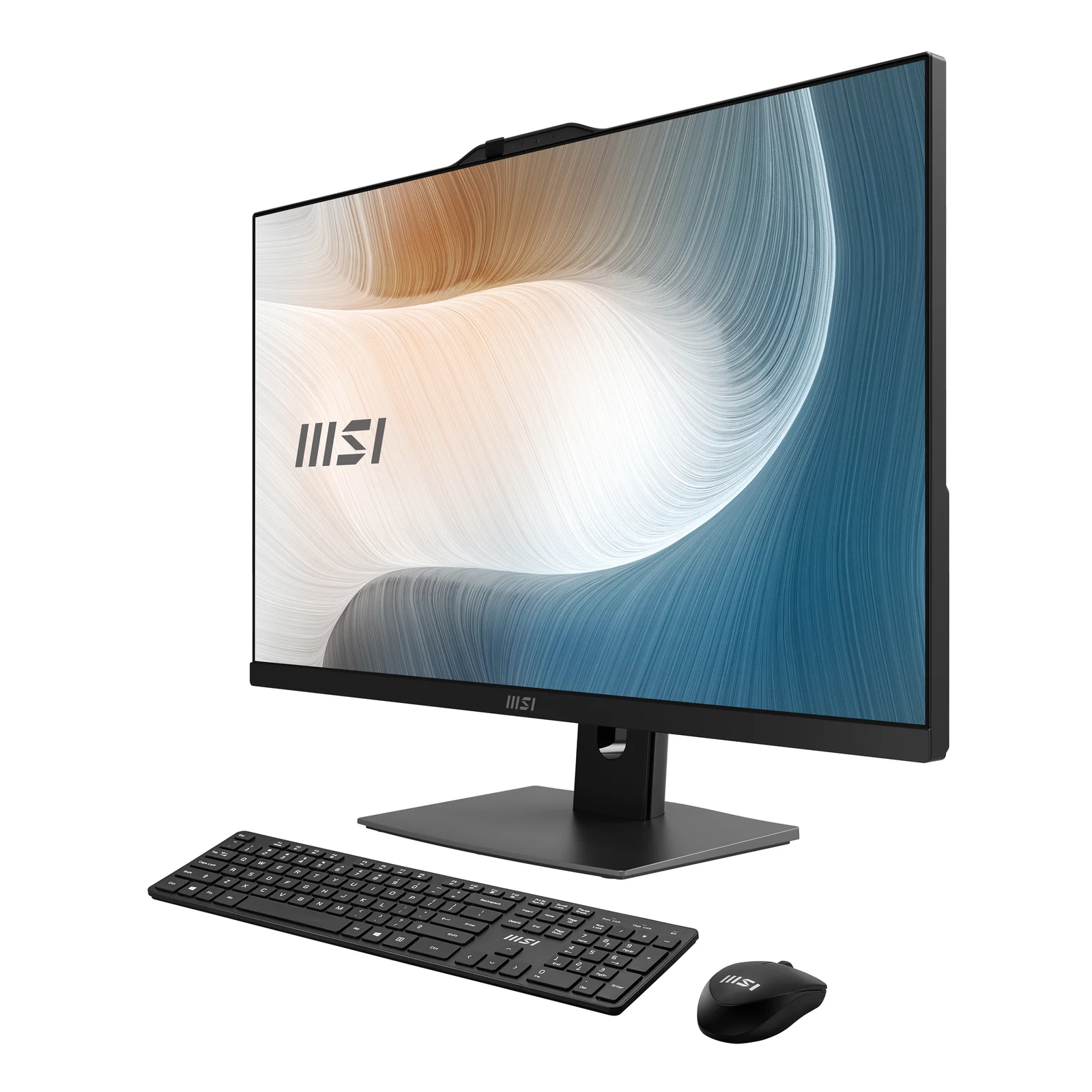 MSI Modern AM272P 1M-1235AT PC tout en un/station de travail Intel Core 7 150U 68,6 cm (27") 1920 x 1080 pixels PC All-in-One 16 Go DDR5-SDRAM 1 To SSD Windows 11 Pro Wi-Fi 6E (802.11ax) Noir