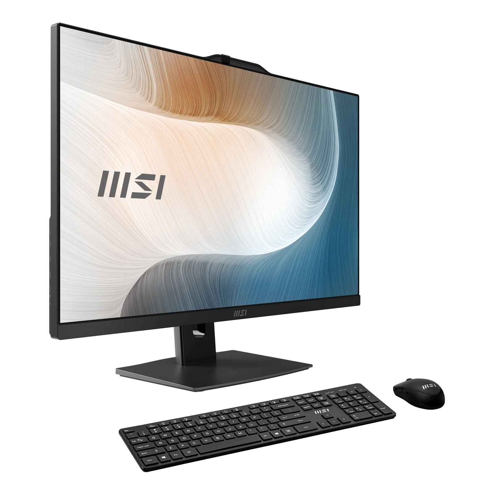 MSI Modern AM272P 1M-1235AT PC tout en un/station de travail Intel Core 7 150U 68,6 cm (27") 1920 x 1080 pixels PC All-in-One 16 Go DDR5-SDRAM 1 To SSD Windows 11 Pro Wi-Fi 6E (802.11ax) Noir