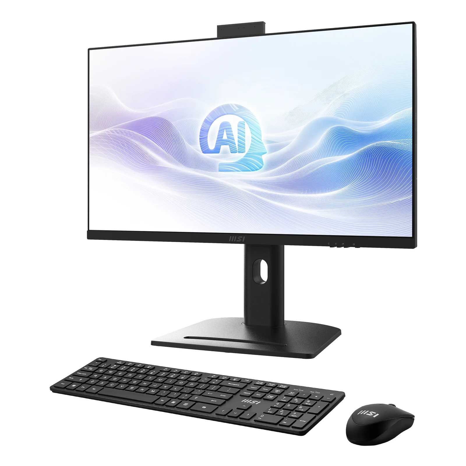 MSI Modern AM273QP AI 1UMG-221AT Intel Core Ultra 7 155H 68,6 cm (27") 2560 x 1440 pixels PC All-in-One 32 Go DDR5-SDRAM 1 To SSD Windows 11 Pro Wi-Fi 6E (802.11ax) Noir
