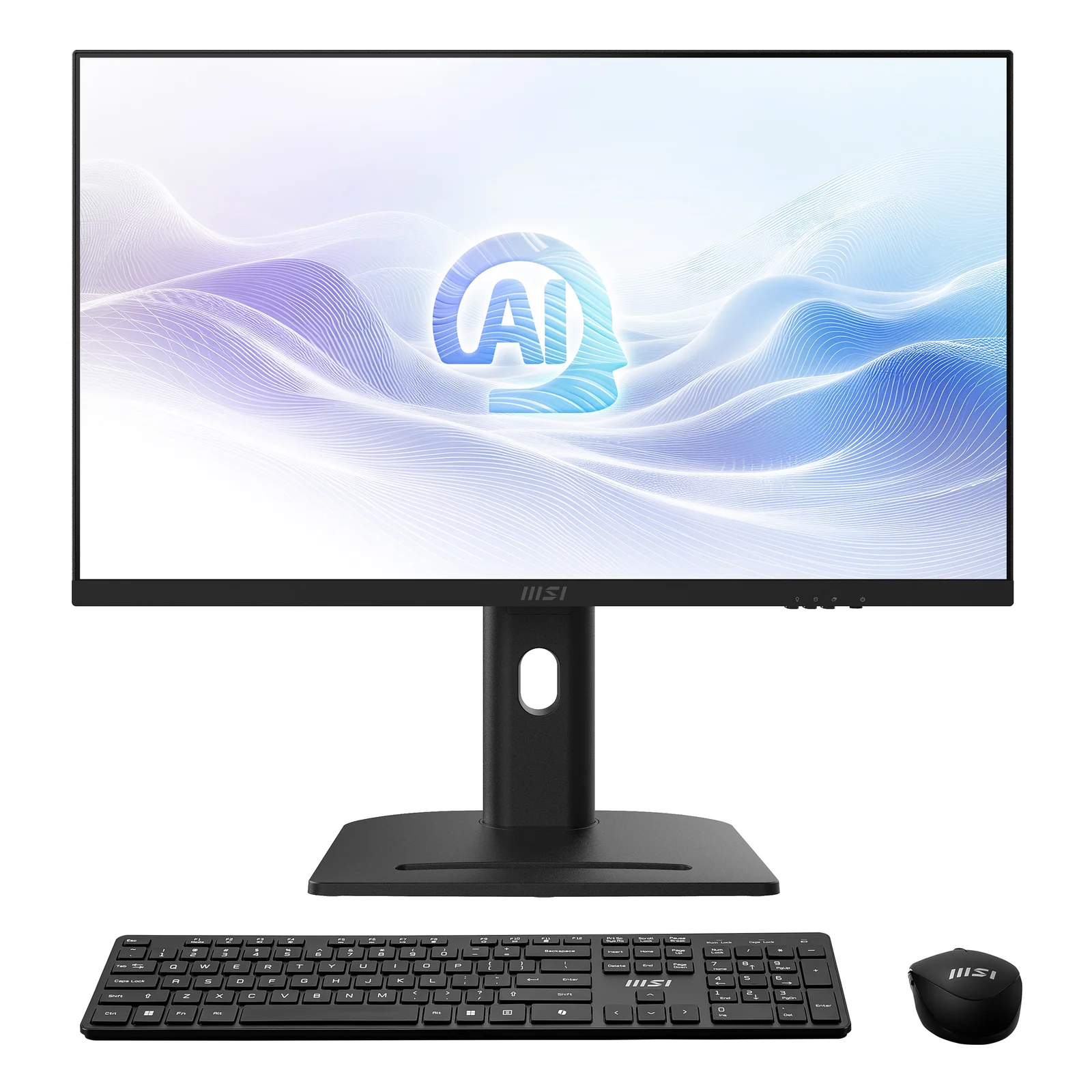 MSI Modern AM273QP AI 1UMG-221AT Intel Core Ultra 7 155H 68,6 cm (27") 2560 x 1440 pixels PC All-in-One 32 Go DDR5-SDRAM 1 To SSD Windows 11 Pro Wi-Fi 6E (802.11ax) Noir