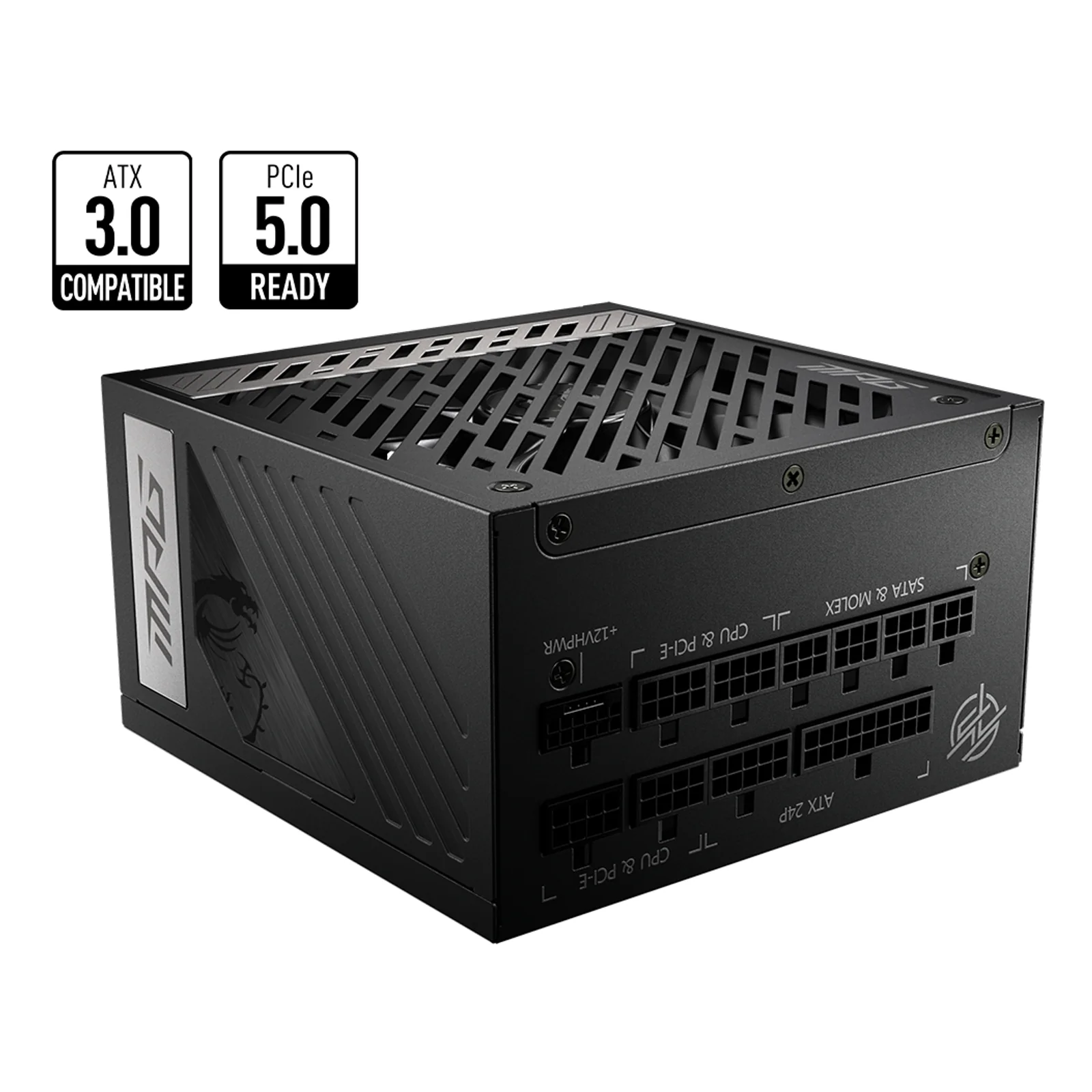 MPG A850G PCIE5 unité d'alimentation d'énergie 850 W 24-pin ATX ATX Noir