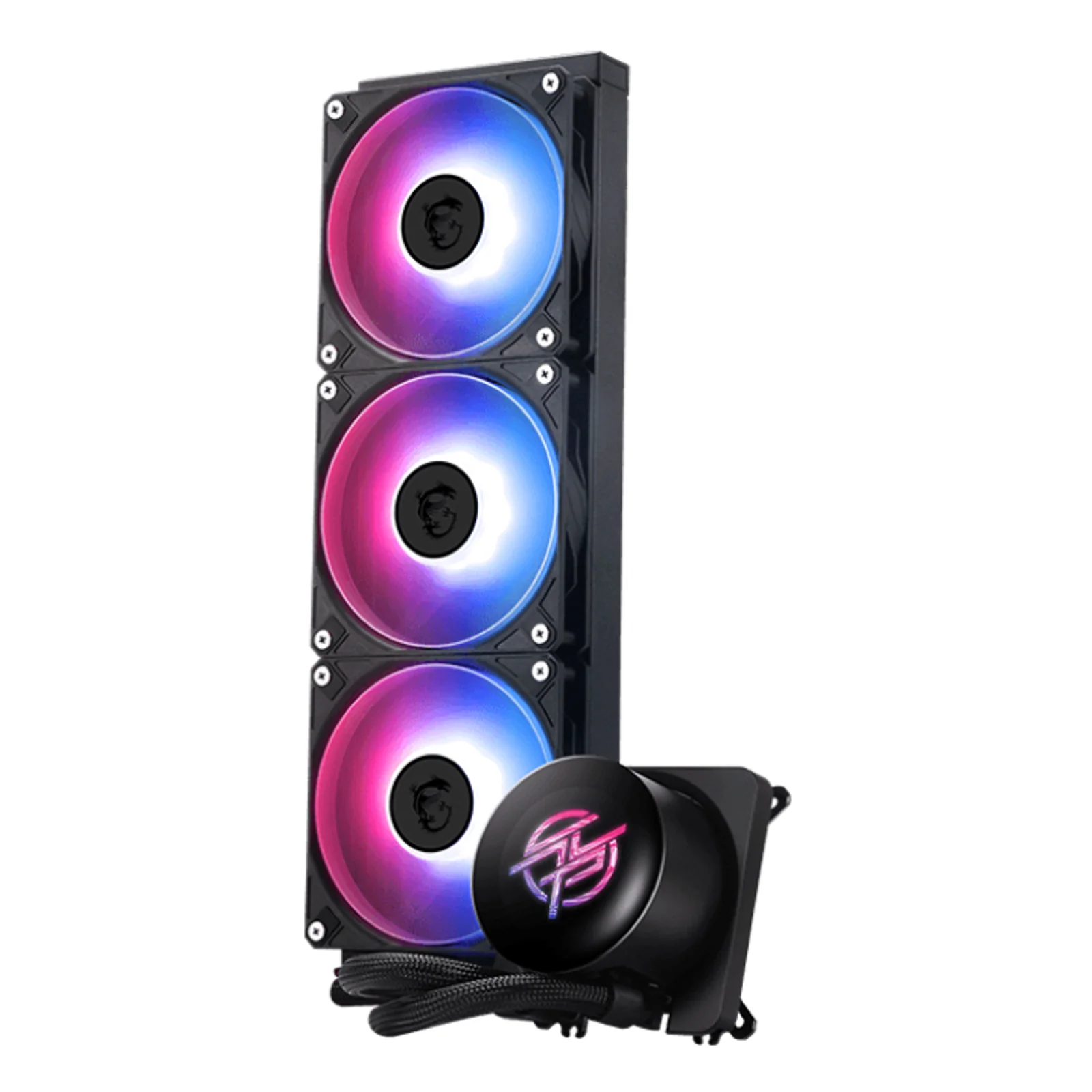 MSI MPG CORELIQUID P13 système de refroidissement d’ordinateur Processeur Refroidisseur de liquide tout-en-un 12 cm Noir 1 pièce(s)