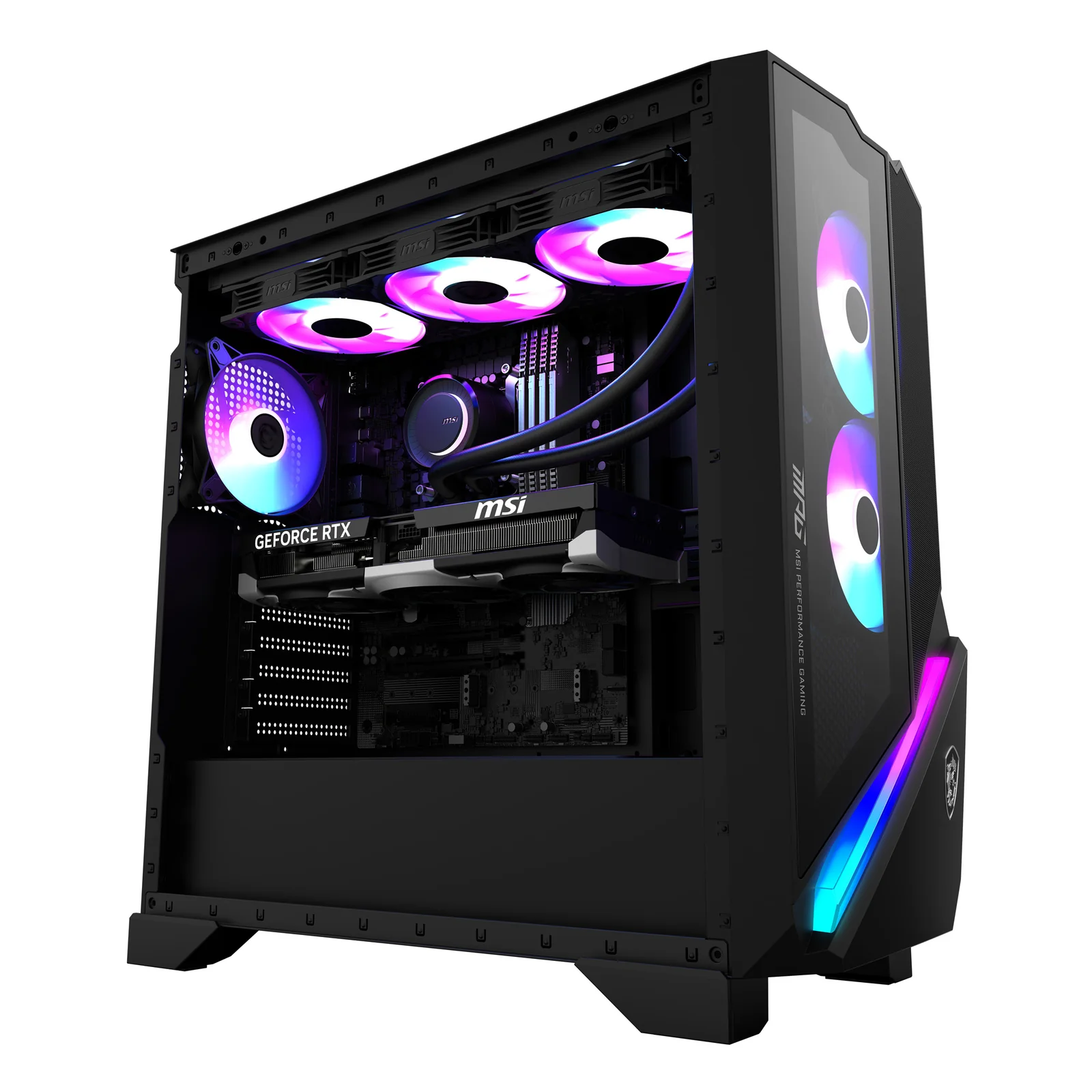 MSI MPG Infinite X3 AI 2NVV7-055EU Intel Core Ultra 7 265K 32 Go DDR5-SDRAM 1 To SSD NVIDIA GeForce RTX 5080 Windows 11 Home Bureau PC Noir