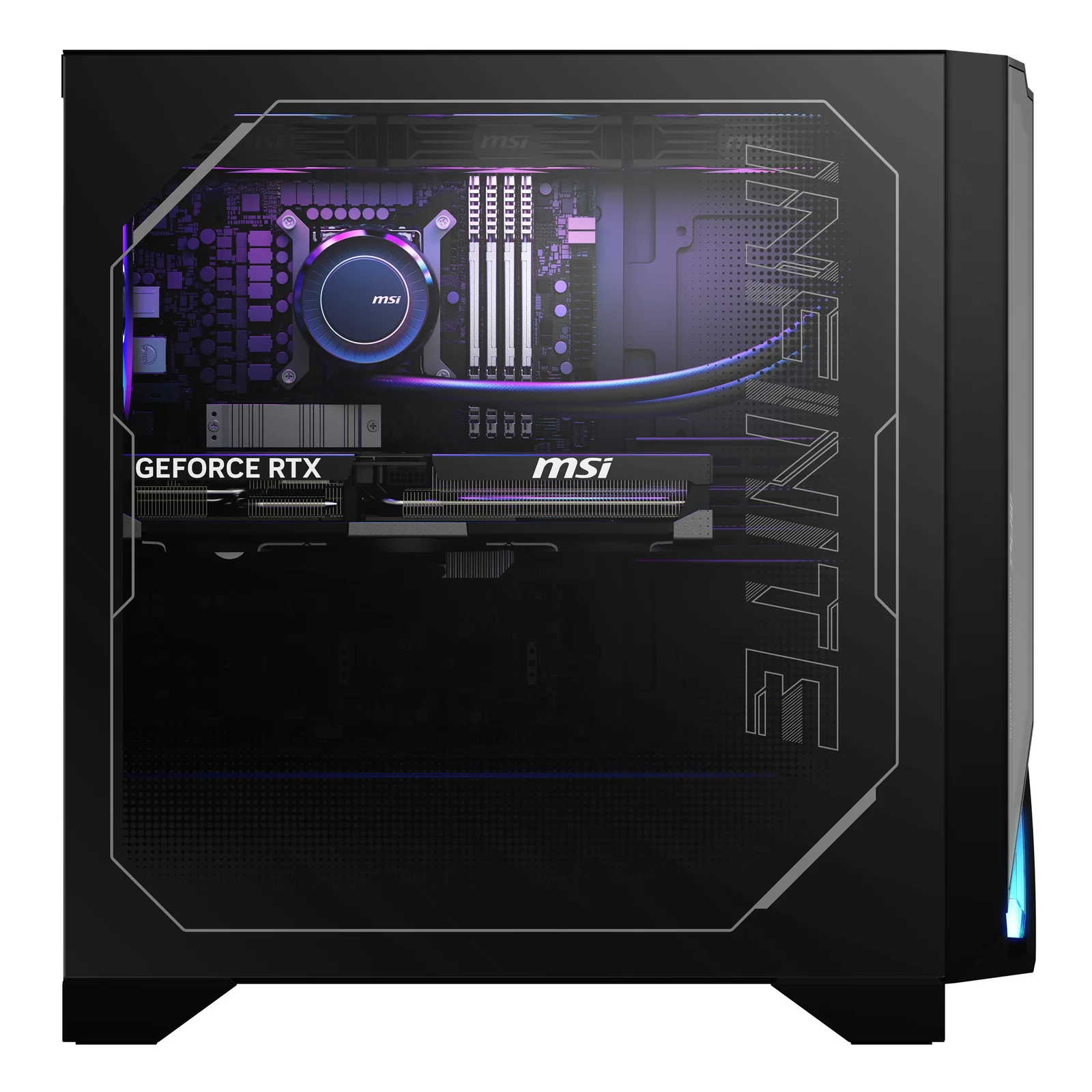 MSI MPG Infinite X3 AI 2NVV7-055EU Intel Core Ultra 7 265K 32 Go DDR5-SDRAM 1 To SSD NVIDIA GeForce RTX 5080 Windows 11 Home Bureau PC Noir