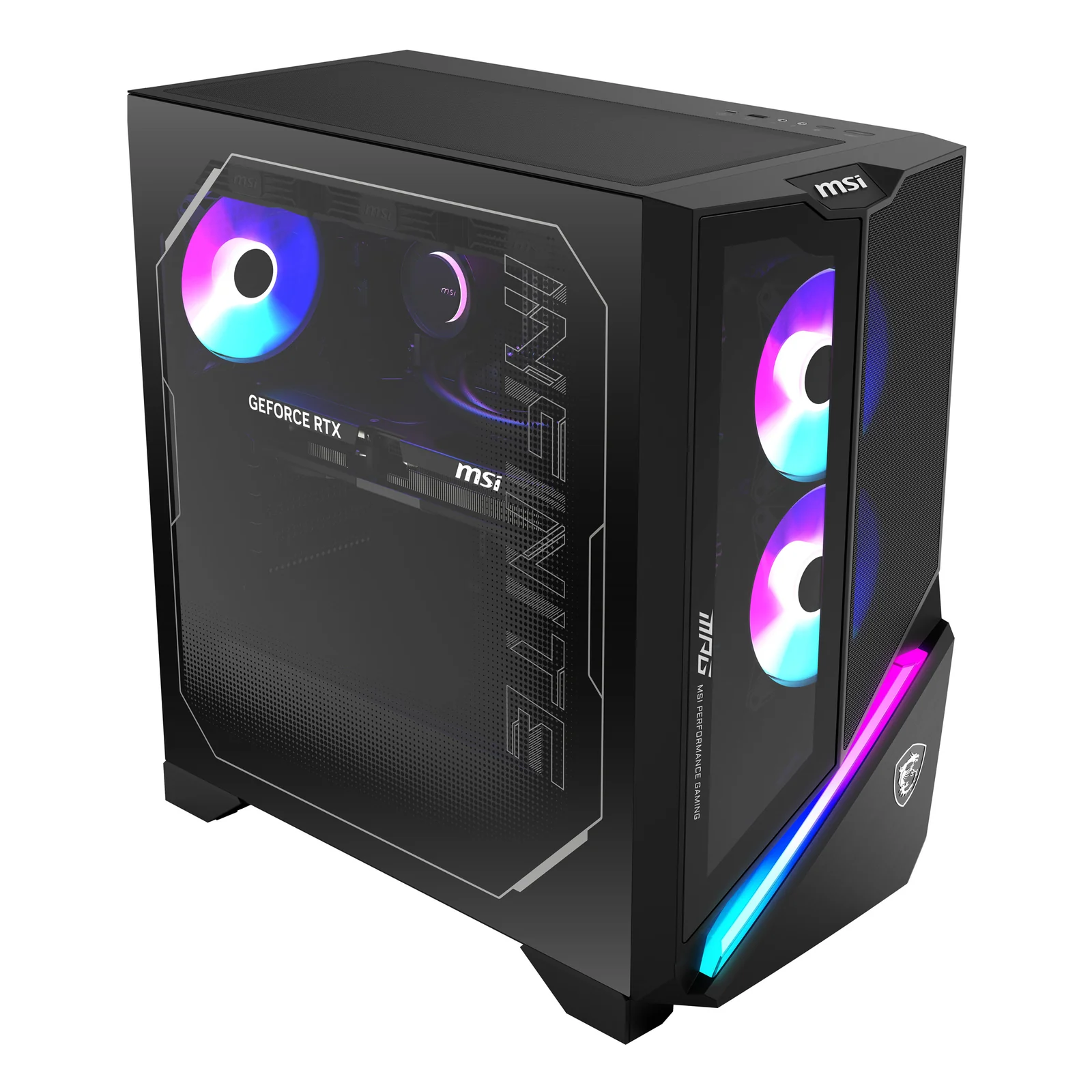 MSI MPG Infinite X3 AI 2NVV7-055EU Intel Core Ultra 7 265K 32 Go DDR5-SDRAM 1 To SSD NVIDIA GeForce RTX 5080 Windows 11 Home Bureau PC Noir