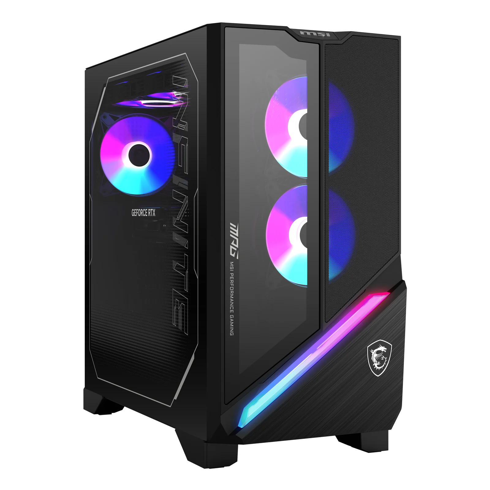 MSI MPG Infinite X3 AI 2NVV7-055EU Intel Core Ultra 7 265K 32 Go DDR5-SDRAM 1 To SSD NVIDIA GeForce RTX 5080 Windows 11 Home Bureau PC Noir