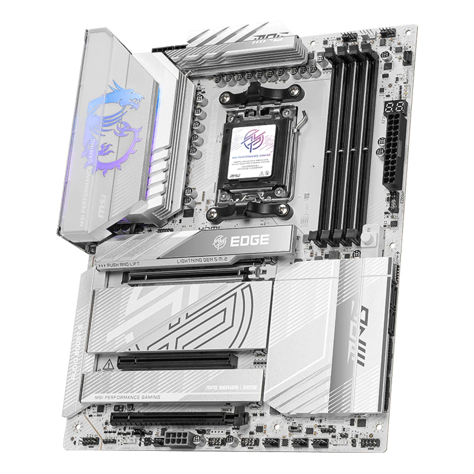 MSI MPG X870E EDGE TI WIFI carte mère AMD X870E Emplacement AM5 ATX