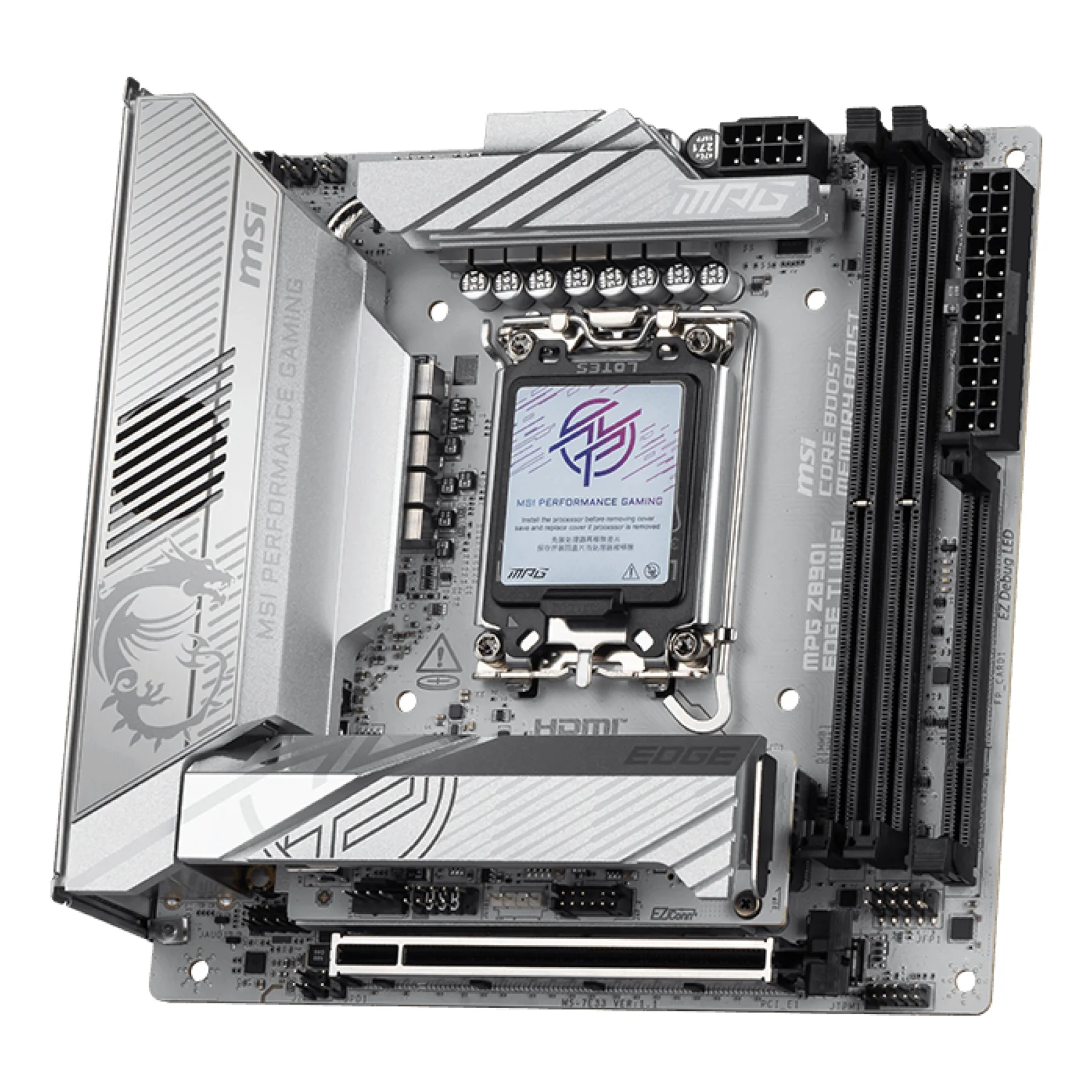 MSI MPG Z890I EDGE TI WIFI carte mère Intel Z890 LGA 1851 (Socket V1) mini ITX