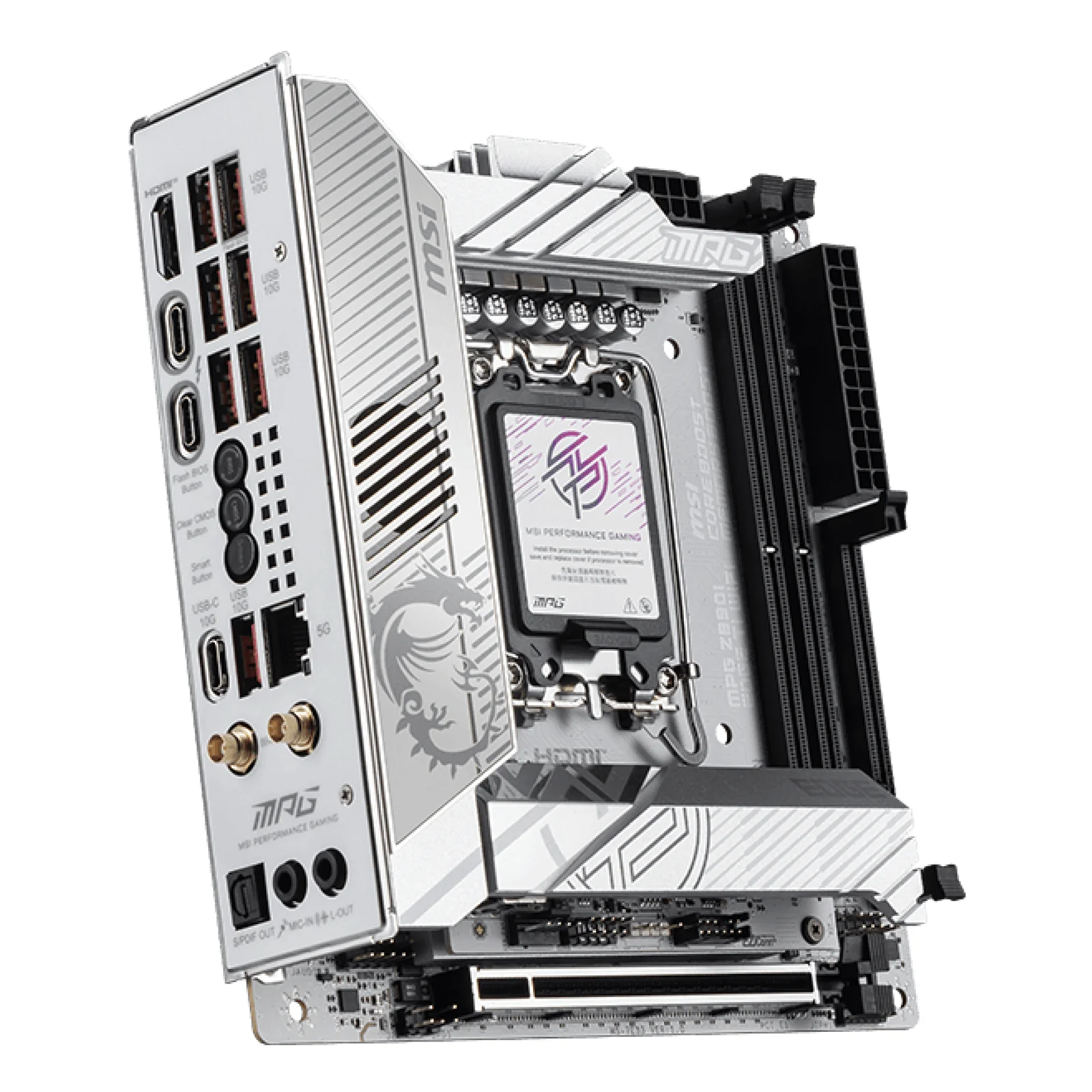 MSI MPG Z890I EDGE TI WIFI carte mère Intel Z890 LGA 1851 (Socket V1) mini ITX