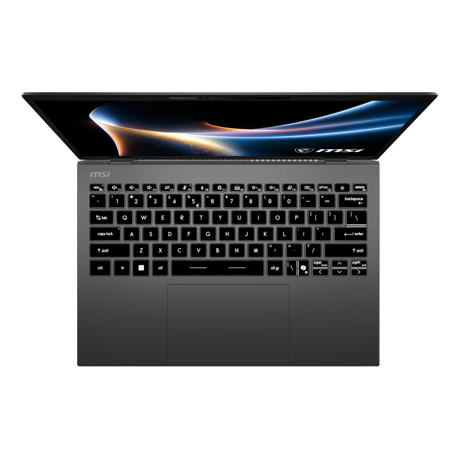 MSI Prestige 13 AI+ A3MG-001FR Copilot+ PC Intel Core Ultra 9 386H Ordinateur portable 33,8 cm (13.3") 2.8K 32 Go LPDDR5x-SDRAM 1 To SSD Wi-Fi 7 (802.11be) Windows 11 Home Français Gris