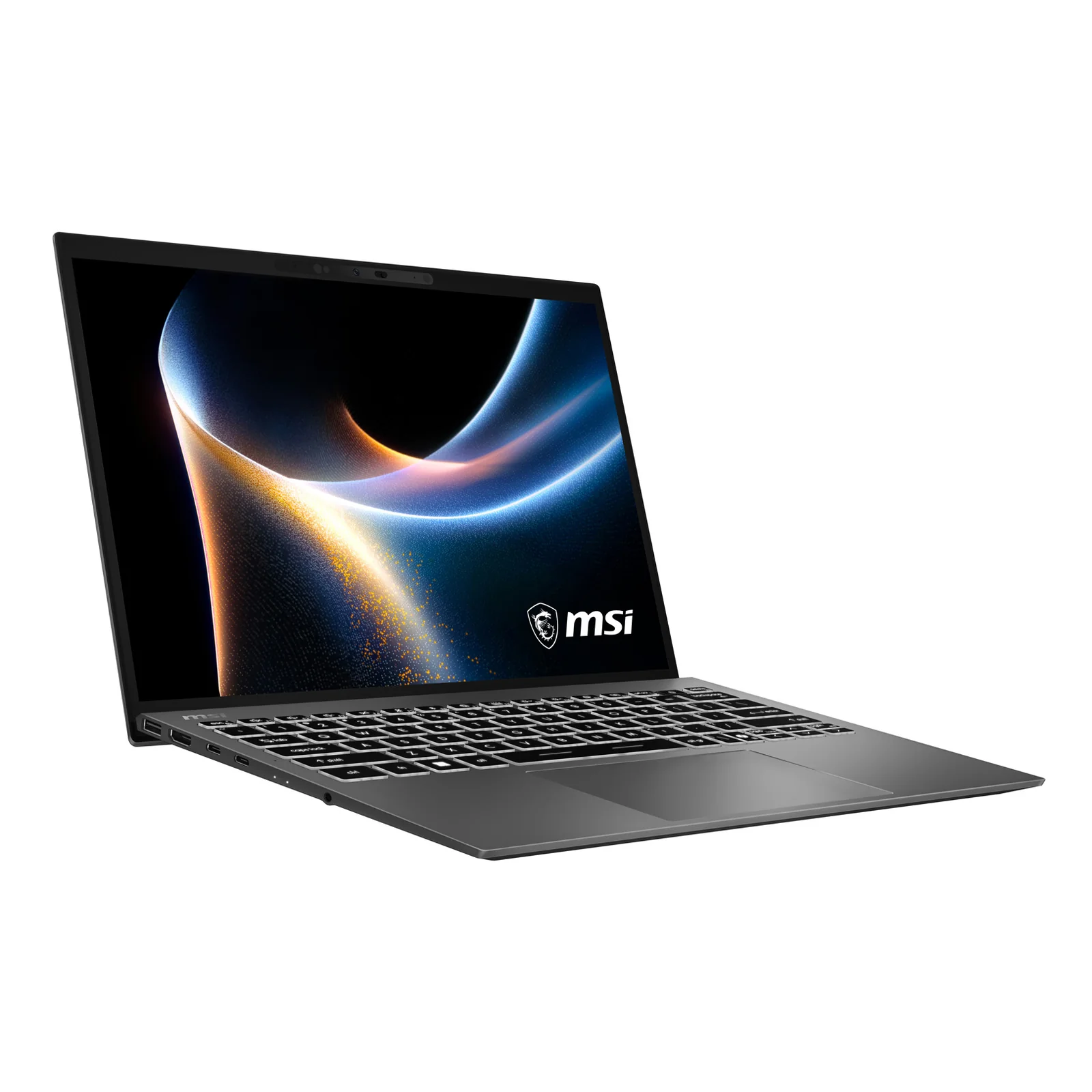 MSI Prestige 13 AI+ A3MG-001FR Copilot+ PC Intel Core Ultra 9 386H Ordinateur portable 33,8 cm (13.3") 2.8K 32 Go LPDDR5x-SDRAM 1 To SSD Wi-Fi 7 (802.11be) Windows 11 Home Français Gris