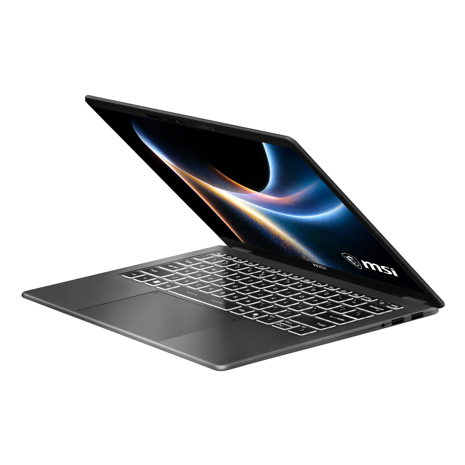 MSI Prestige 14 AI+ D3MG-016FR Copilot+ PC Intel Core Ultra 9 386H Ordinateur portable 35,6 cm (14") Full HD+ 32 Go LPDDR5x-SDRAM 1 To SSD Wi-Fi 7 (802.11be) Windows 11 Home Français Gris