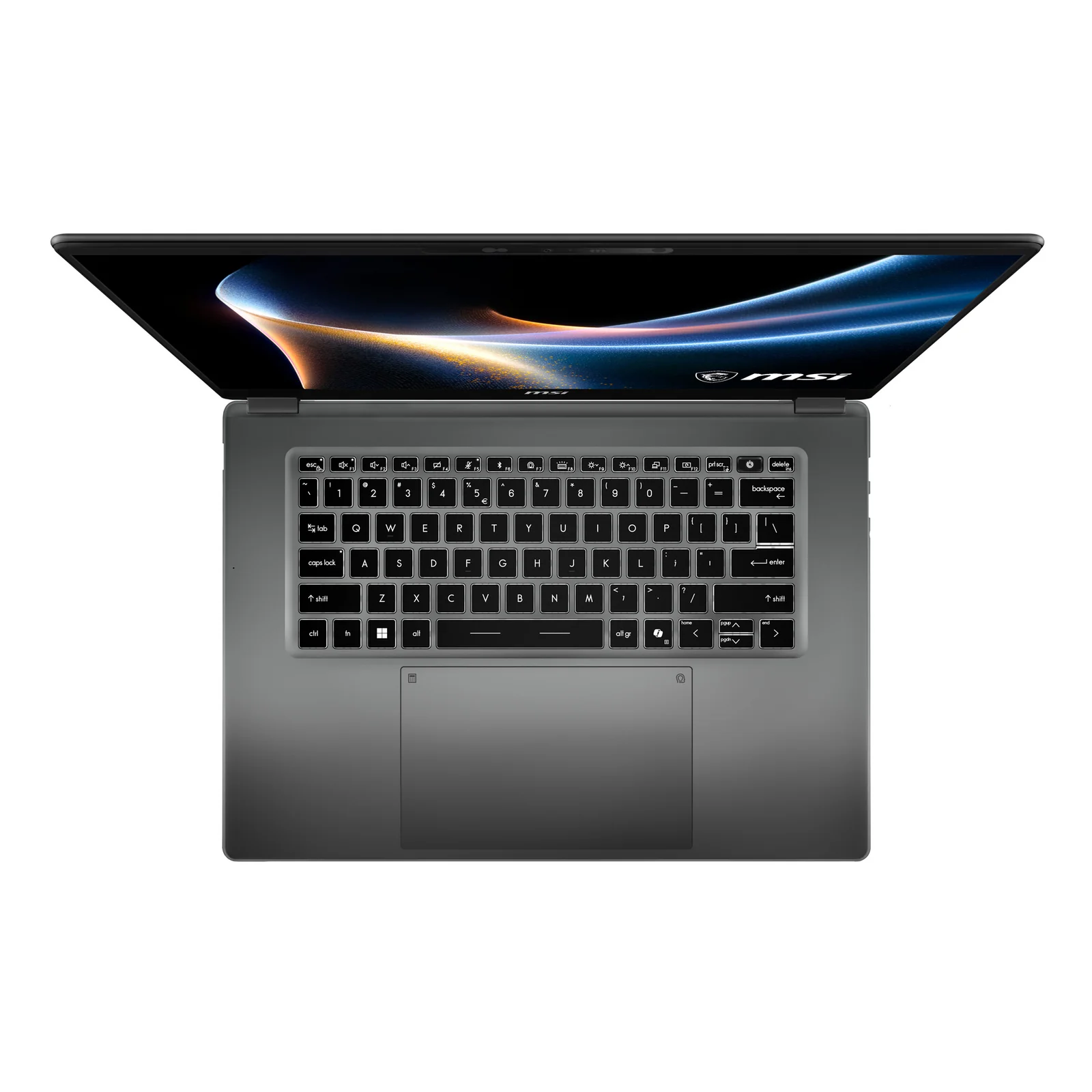 MSI Prestige 16 AI+ C3MG-012FR Copilot+ PC Intel Core Ultra 7 355 Ordinateur portable 40,6 cm (16") 2.8K 32 Go LPDDR5x-SDRAM 1 To SSD Wi-Fi 7 (802.11be) Windows 11 Home Français Gris