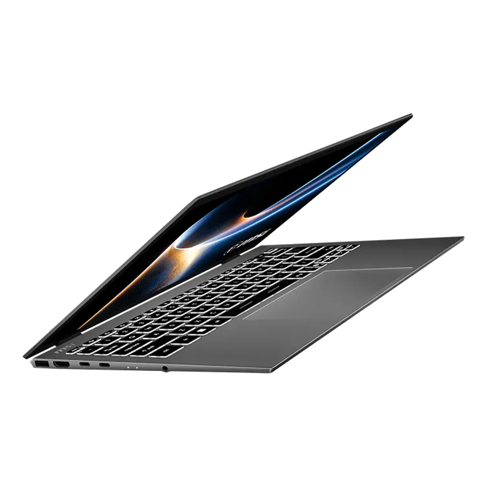 MSI Prestige A3MG-020 Copilot+ PC Intel Core Ultra 9 386H Ordinateur portable 33,8 cm (13.3") 2.8K 32 Go LPDDR5x-SDRAM 1 To SSD Wi-Fi 7 (802.11be) Windows 11 Home Gris