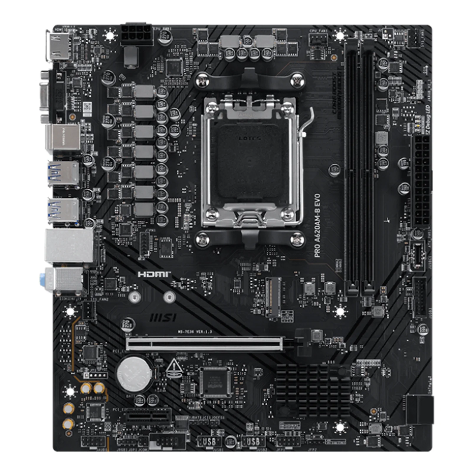 PRO A620AM-B EVO carte mère AMD A620A Emplacement AM5 ATX