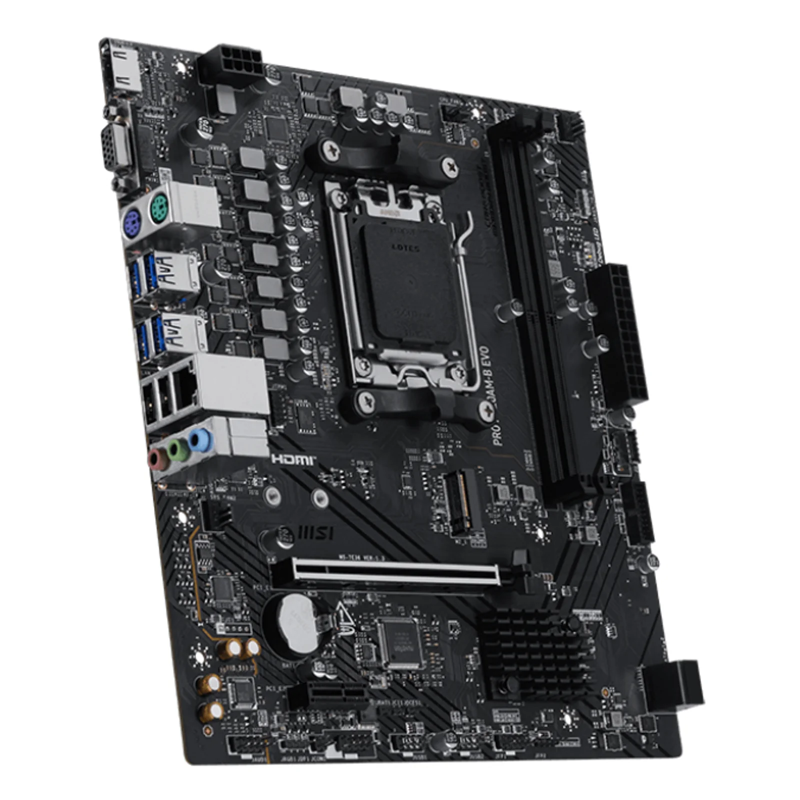 MSI PRO A620AM-B EVO carte mère AMD A620A Emplacement AM5 ATX