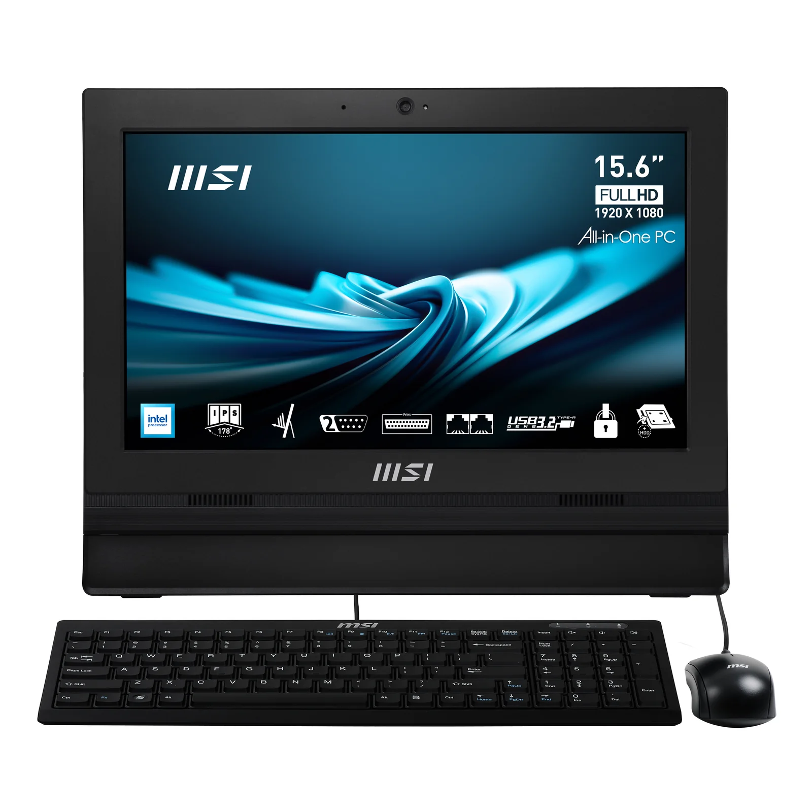 Pro AP162T ADL-042XEU PC tout en un/station de travail Intel® N N100 39,6 cm (15.6") 1920 x 1080 pixels Écran tactile PC All-in-One 8 Go DDR4-SDRAM 256 Go SSD Wi-Fi 6E (802.11ax) Noir