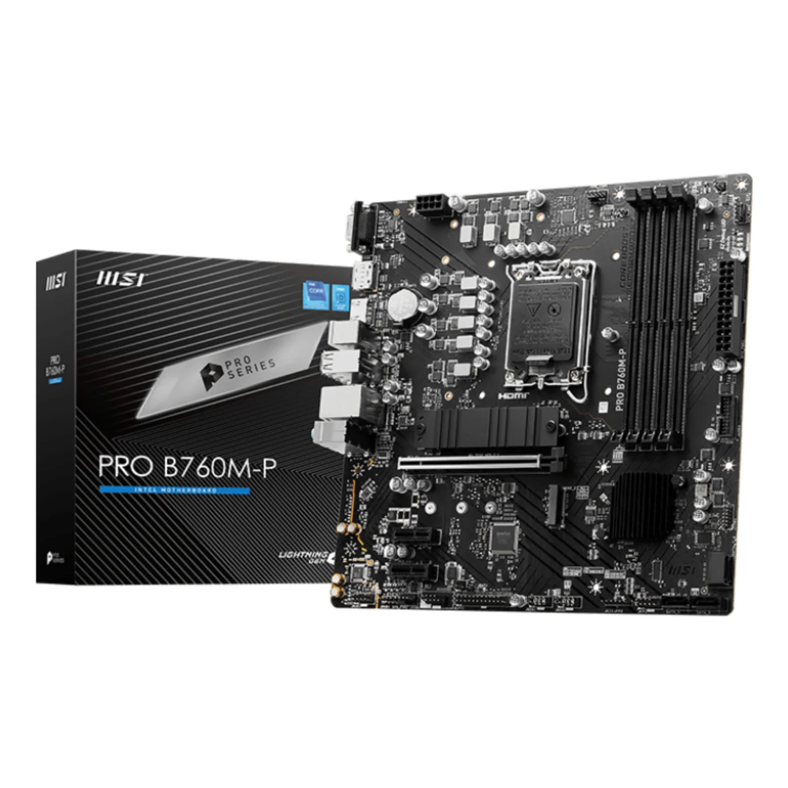 PRO B760M-P carte mère Intel B760 LGA 1700 micro ATX