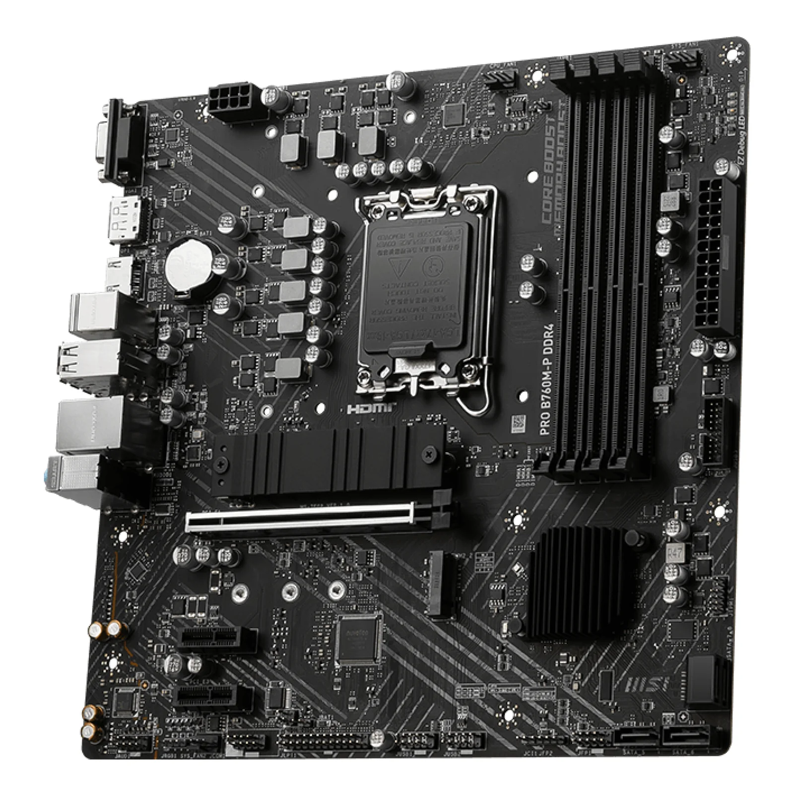 MSI PRO B760M-P DDR4 carte mère Intel B760 LGA 1700 micro ATX