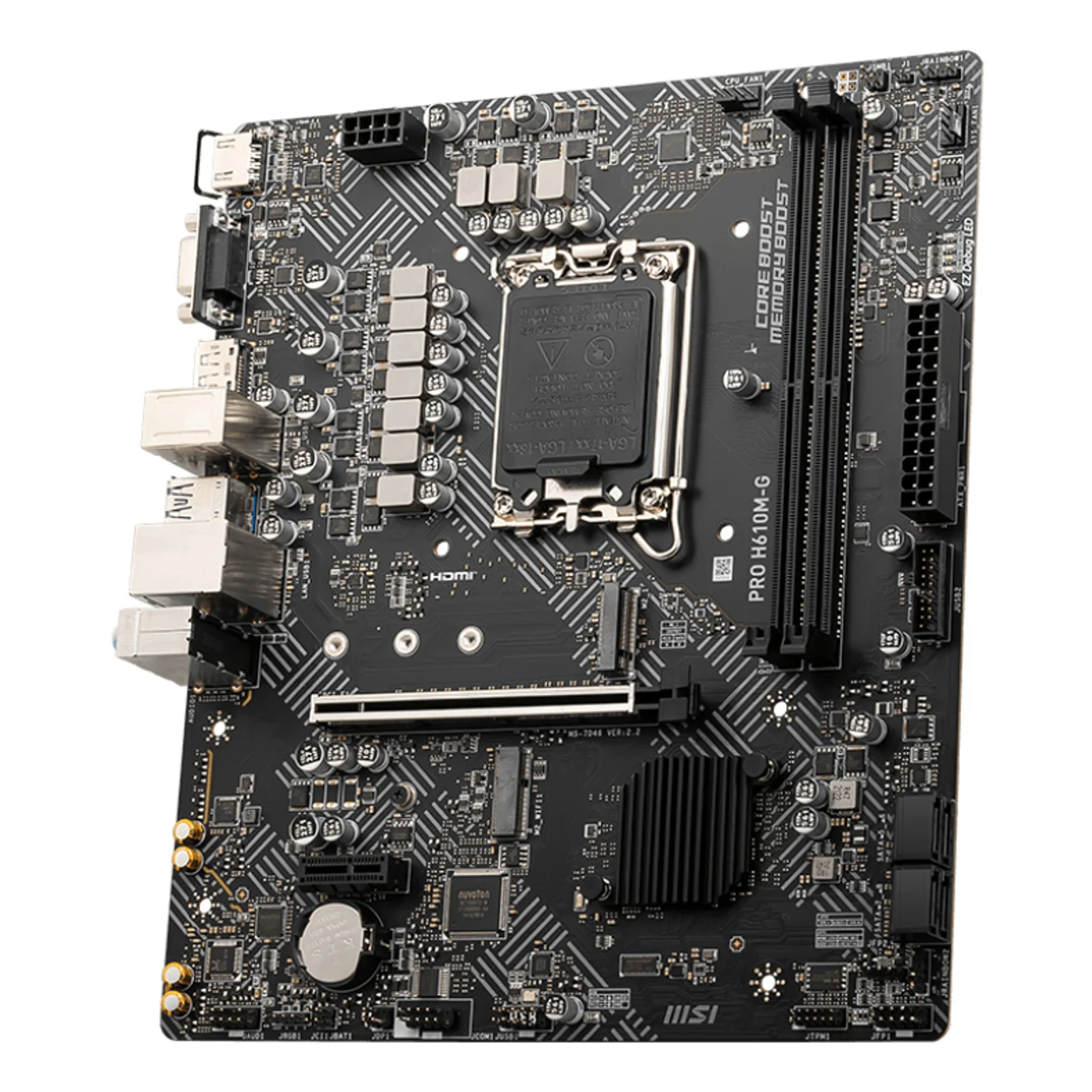 MSI PRO H610M-G carte mère Intel H610 LGA 1700 micro ATX