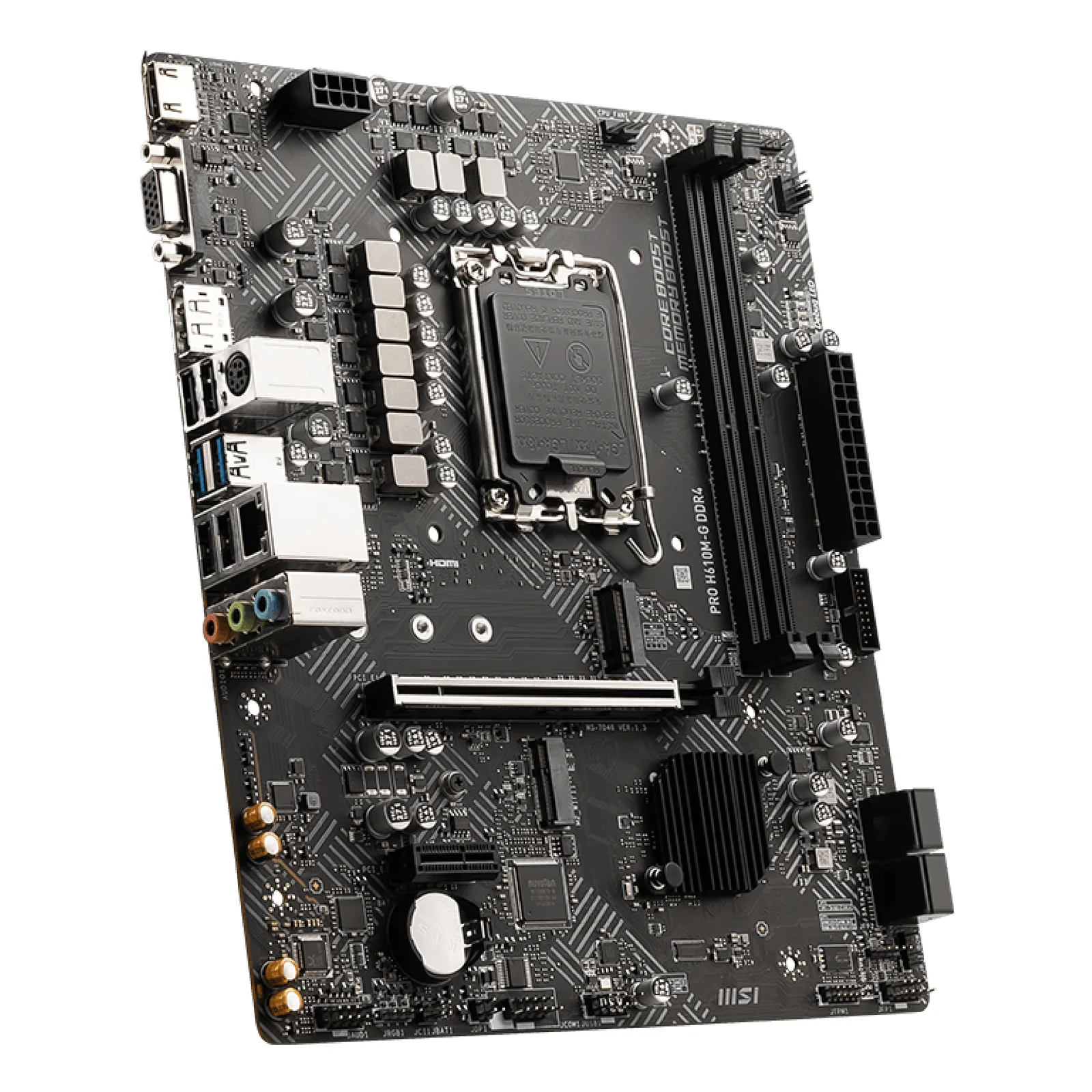MSI PRO H610M-G DDR4 carte mère Intel H610 LGA 1700 micro ATX