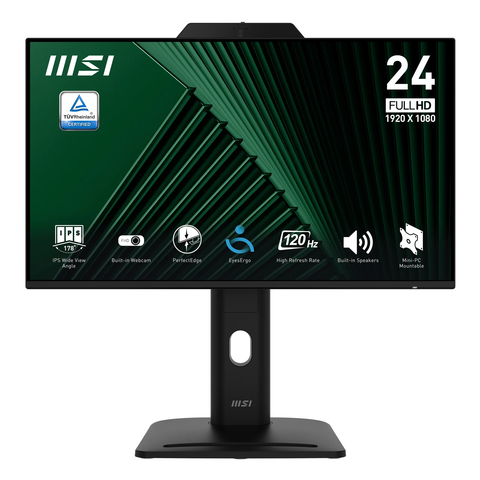 MSI Pro MP242PMGDE écran plat de PC 60,5 cm (23.8") 1920 x 1080 pixels Full HD LCD Noir