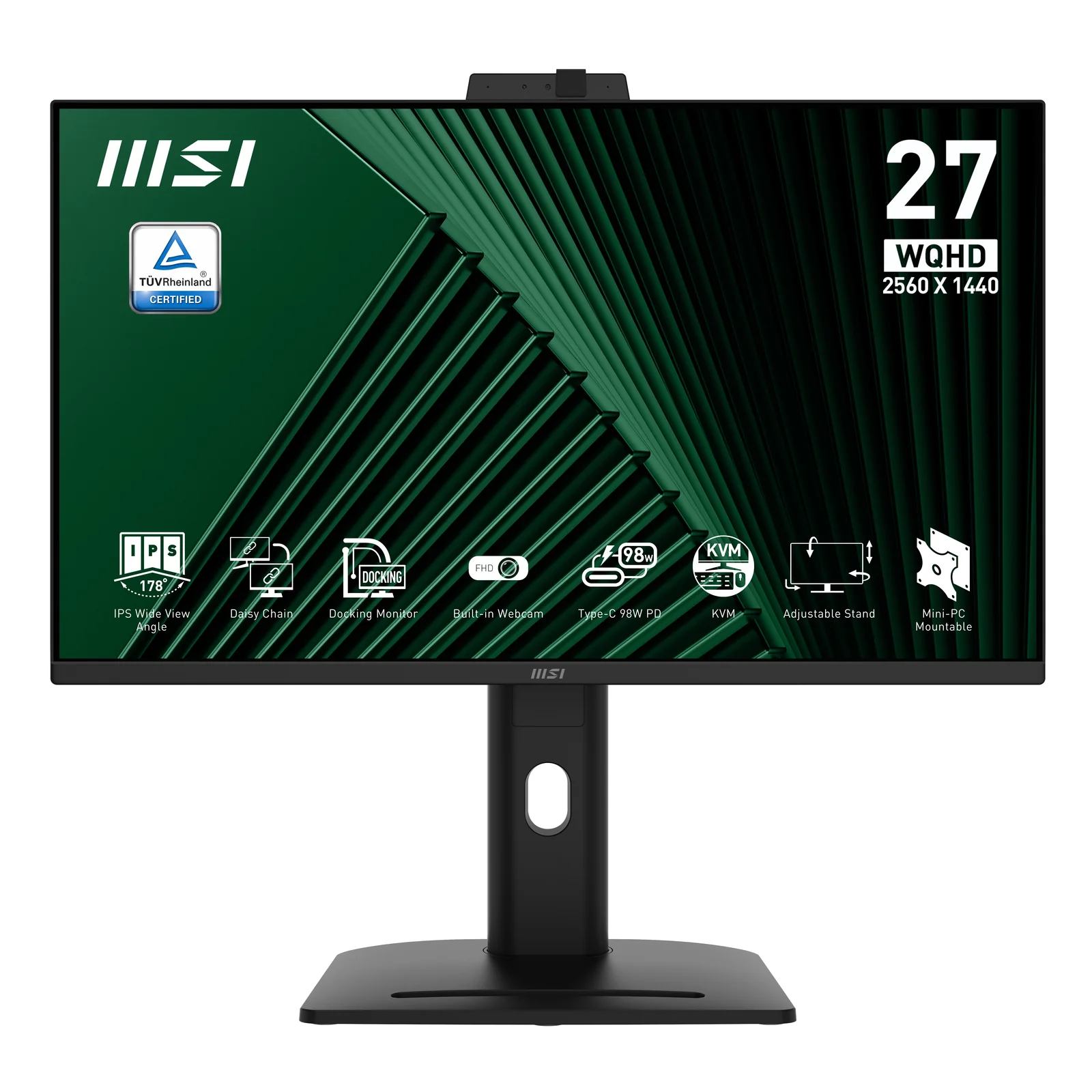 PRO MP275QPDG écran plat de PC 68,6 cm (27") 2560 x 1440 pixels Wide Quad HD LCD Noir