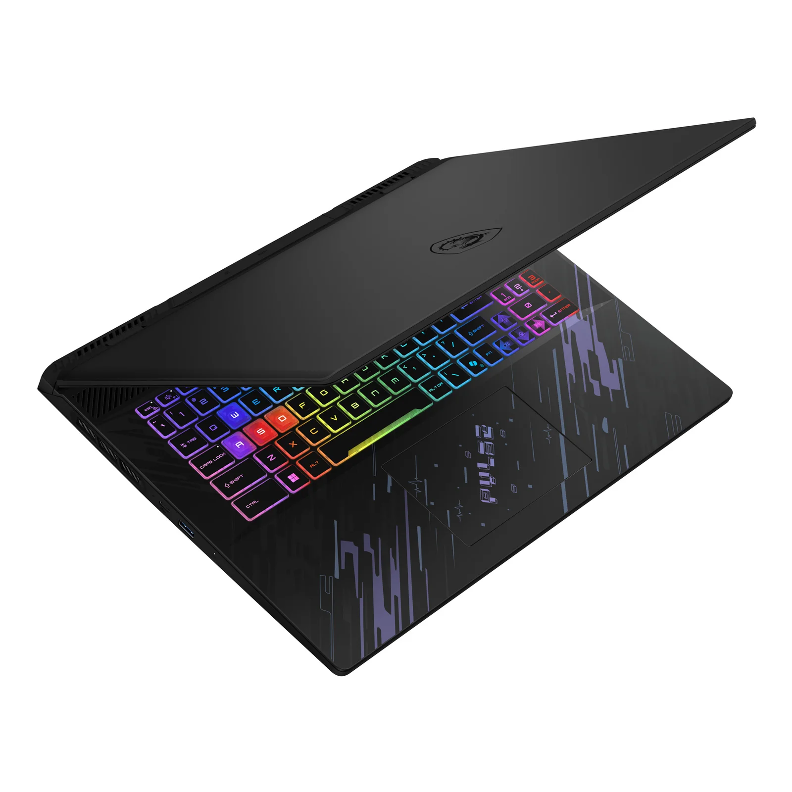 MSI Pulse A17 AI+ C3HWGKG-005FR Copilot+ PC AMD Ryzen AI 7 350 Ordinateur portable 43,2 cm (17") Quad HD+ 32 Go DDR5-SDRAM 1 To SSD NVIDIA GeForce RTX 5070 Wi-Fi 6E (802.11ax) Windows 11 Pro Français Noir