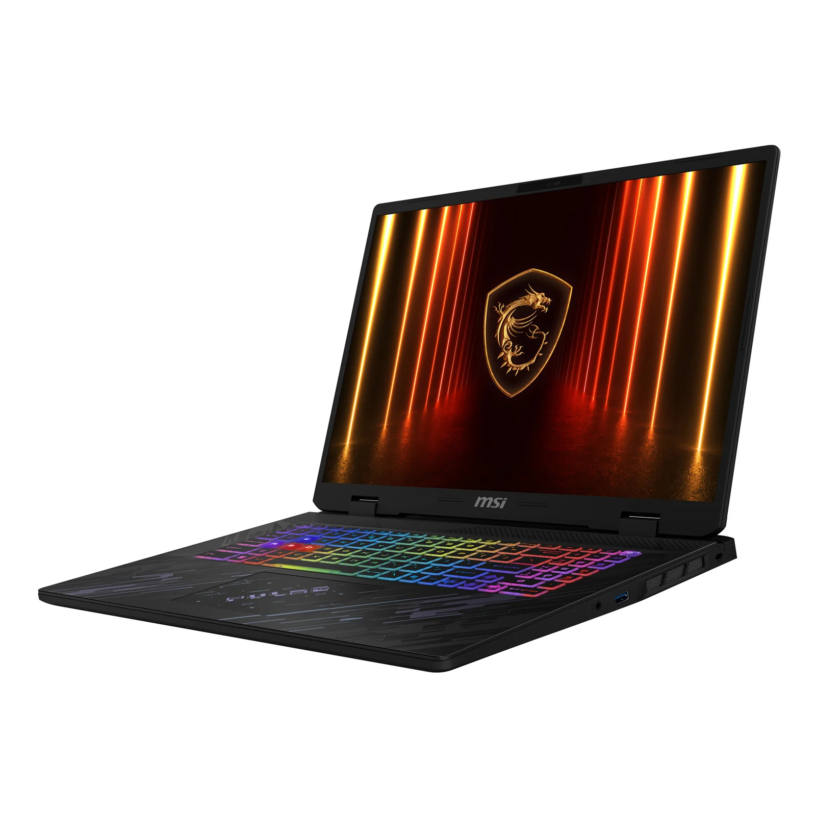 MSI Pulse A17 AI+ C3HWGKG-005FR Copilot+ PC AMD Ryzen AI 7 350 Ordinateur portable 43,2 cm (17") Quad HD+ 32 Go DDR5-SDRAM 1 To SSD NVIDIA GeForce RTX 5070 Wi-Fi 6E (802.11ax) Windows 11 Pro Français Noir