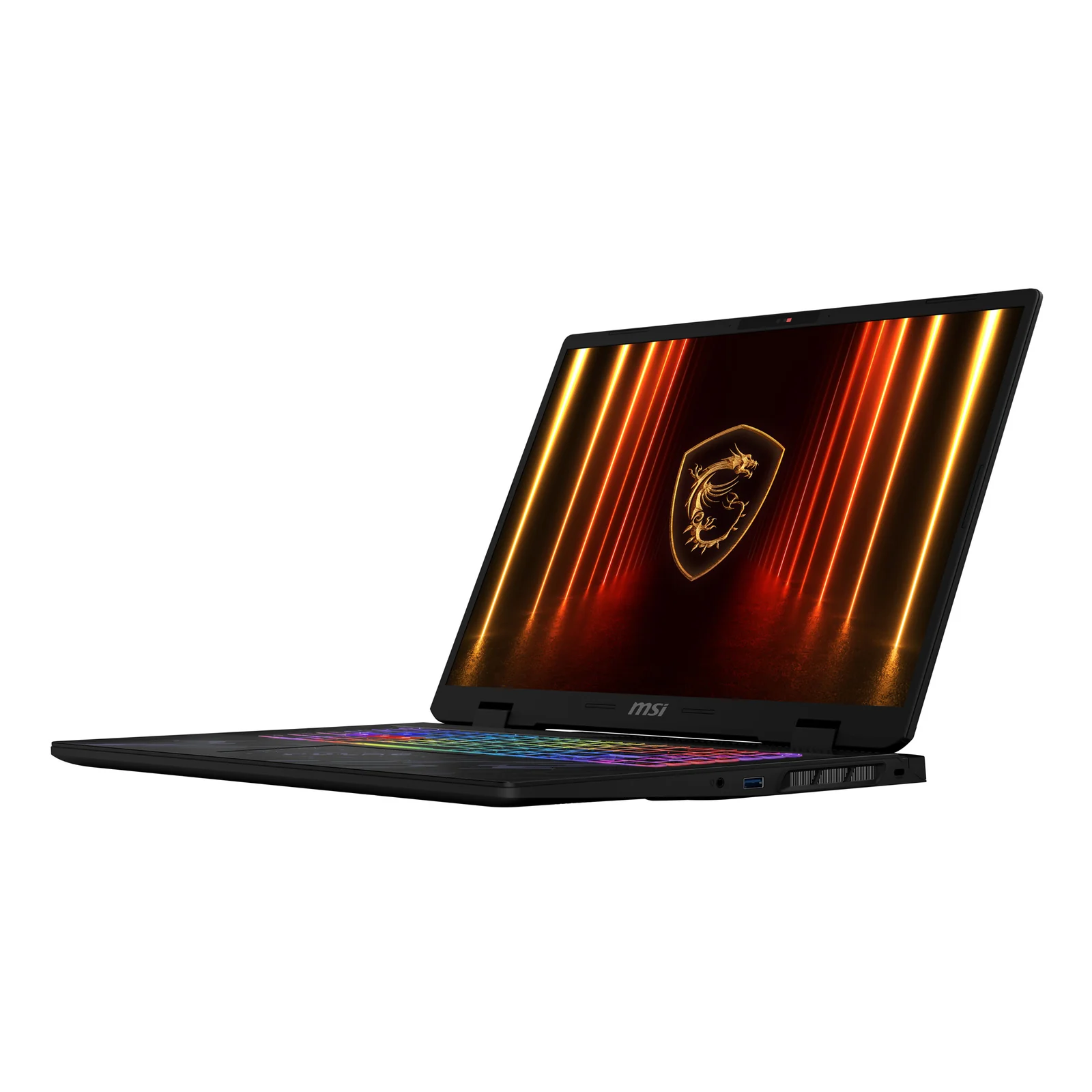 MSI Pulse A17 AI+ C3HWGKG-005FR Copilot+ PC AMD Ryzen AI 7 350 Ordinateur portable 43,2 cm (17") Quad HD+ 32 Go DDR5-SDRAM 1 To SSD NVIDIA GeForce RTX 5070 Wi-Fi 6E (802.11ax) Windows 11 Pro Français Noir
