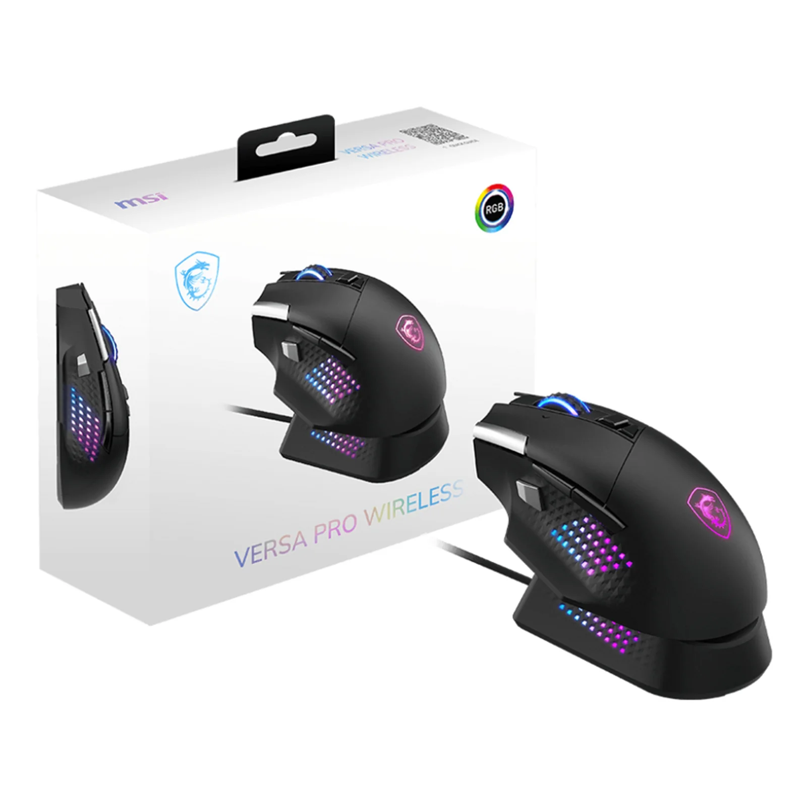 MSI S12-4301370-CLA souris Gaming Droitier RF Wireless + Bluetooth + USB Type-A Optique 26000 DPI