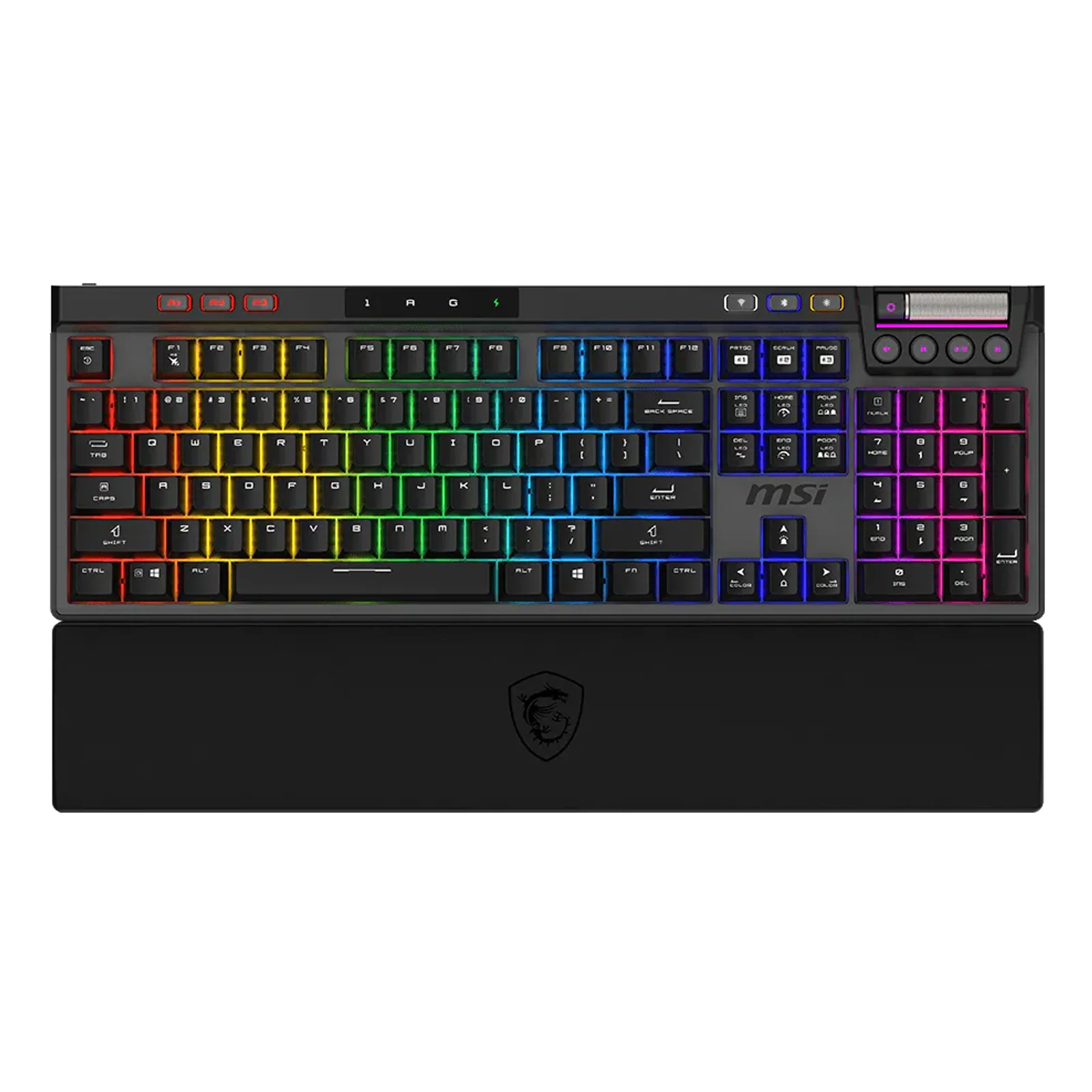 STRIKE PRO WIRELESS clavier Gaming USB + Bluetooth QWERTY Anglais américain Noir