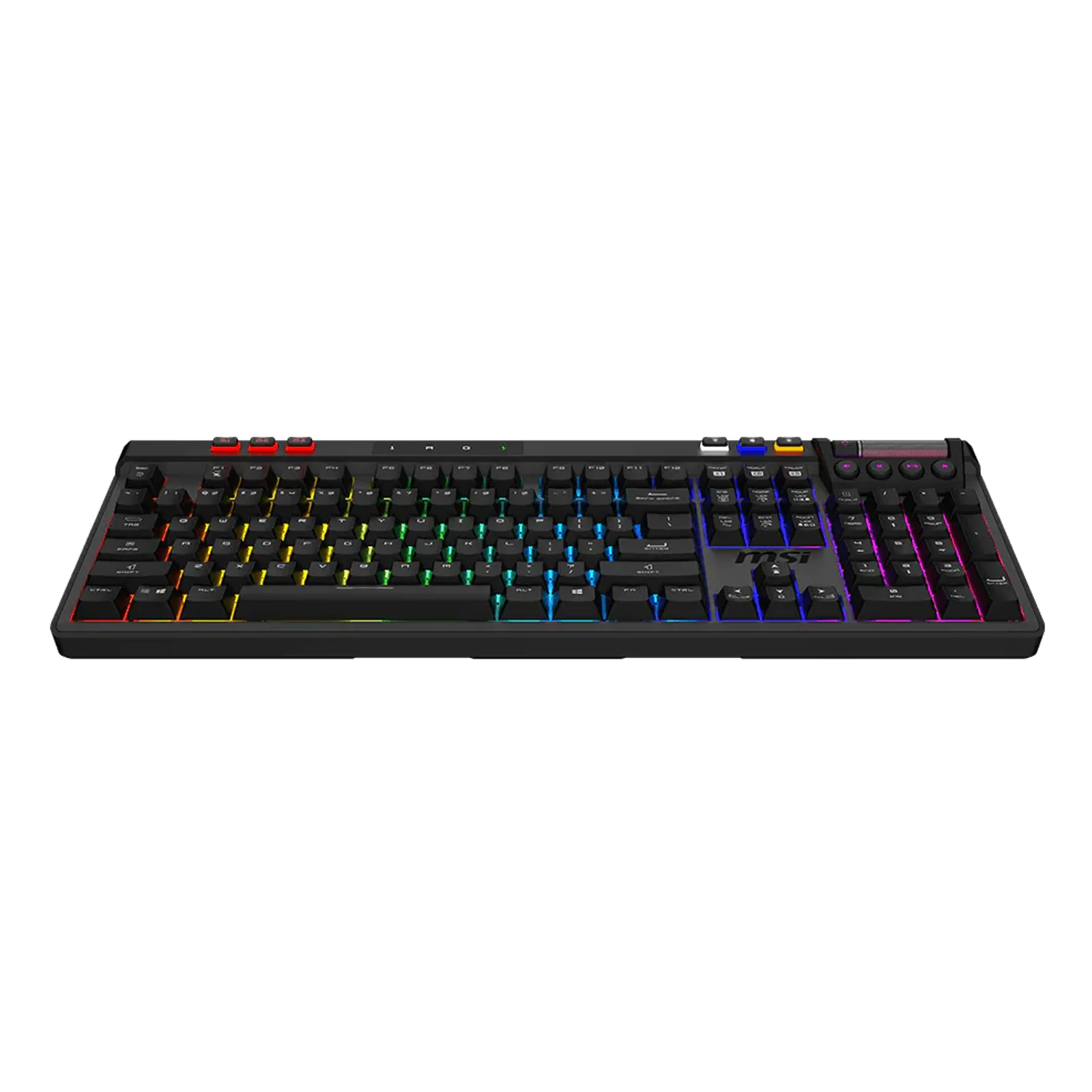MSI STRIKE PRO WIRELESS clavier Gaming USB + Bluetooth QWERTY Anglais américain Noir