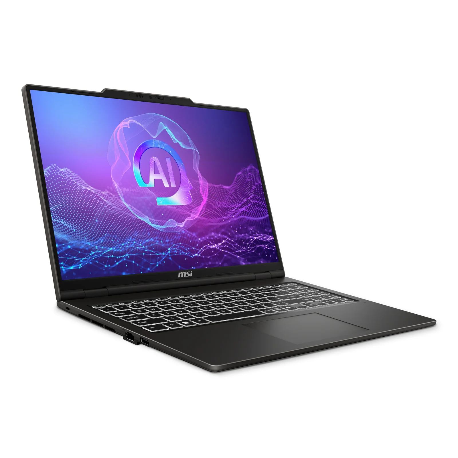 MSI Venture A16 AI+ A3HMG-036DE Copilot+ PC AMD Ryzen AI 5 340 Ordinateur portable 40,6 cm (16") 2K 16 Go DDR5-SDRAM 512 Go SSD Wi-Fi 6E (802.11ax) Windows 11 Home Gris