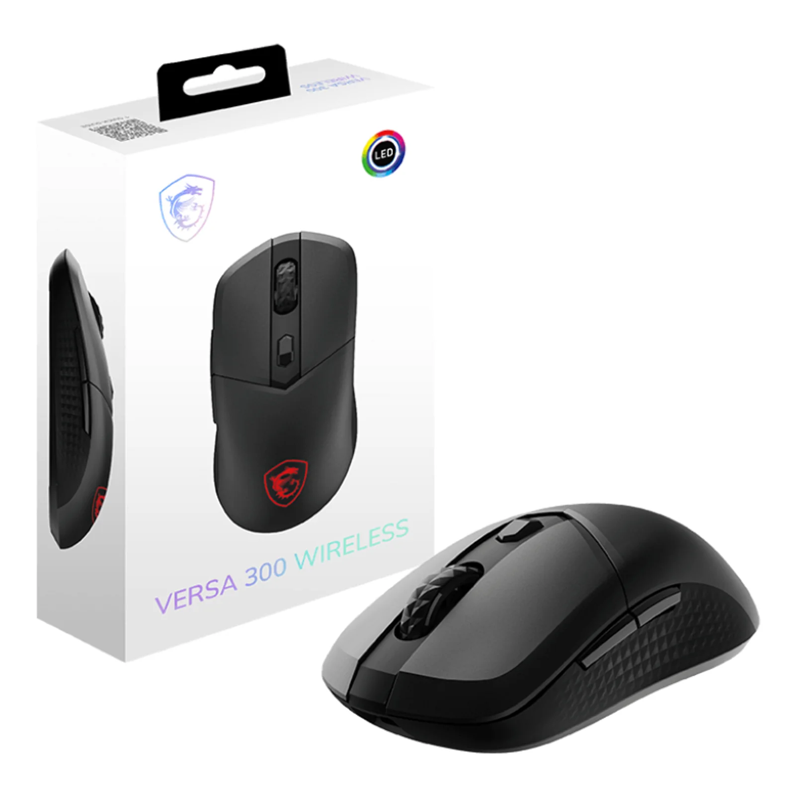 MSI VERSA 300 souris Gaming Droitier RF Wireless + Bluetooth + USB Type-C Optique 8000 DPI