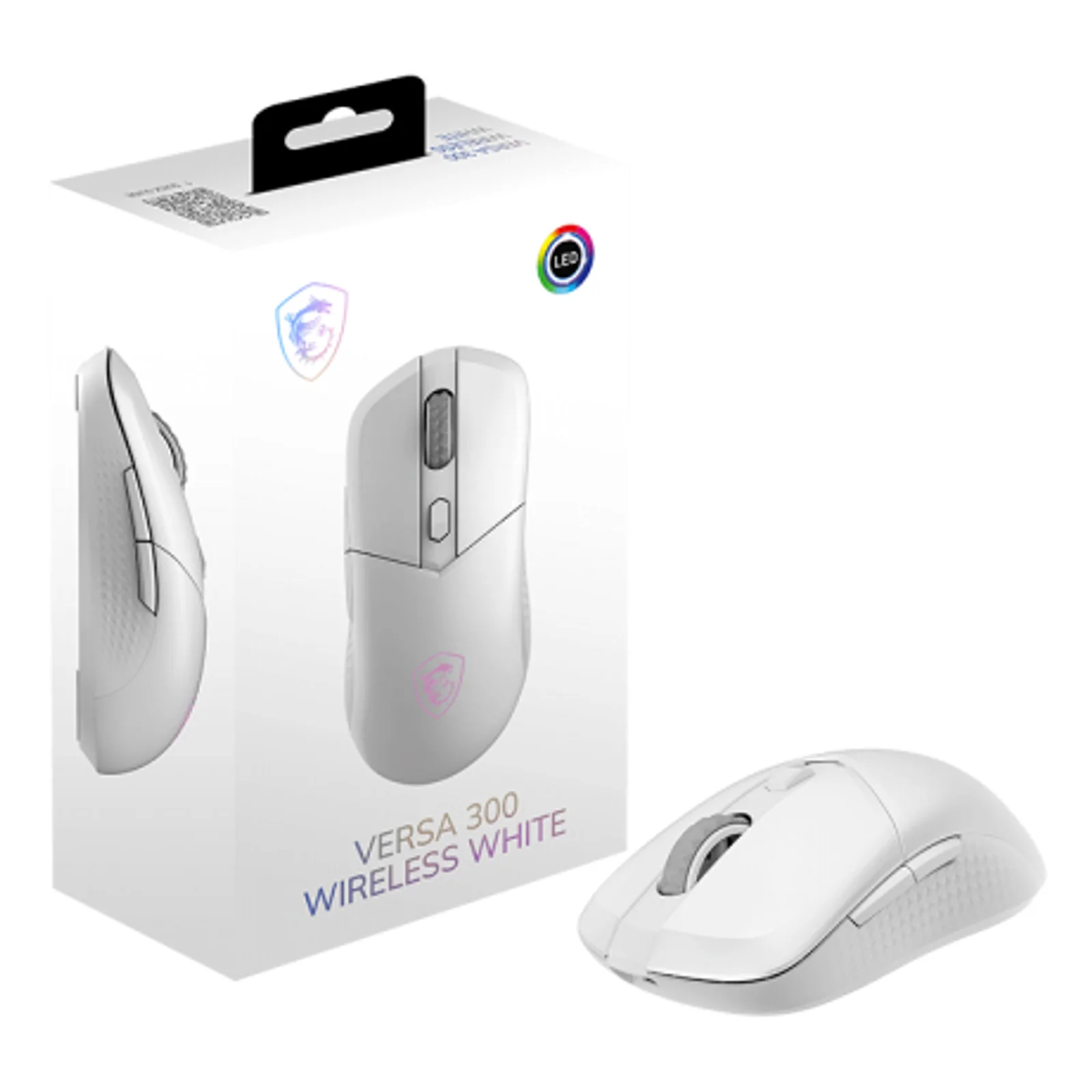 MSI Versa 300 Wireless souris Gaming Droitier RF Wireless + Bluetooth + USB Type-C Optique 8000 DPI